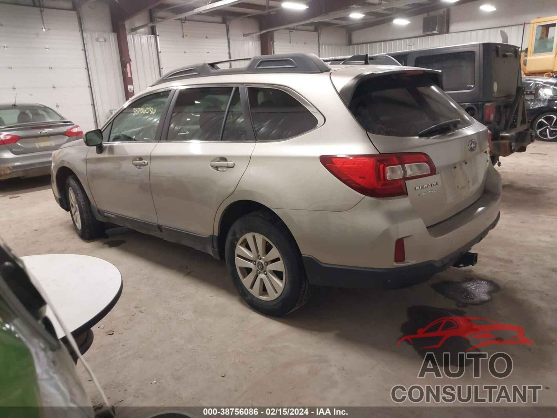 SUBARU OUTBACK 2016 - 4S4BSACC3G3203306