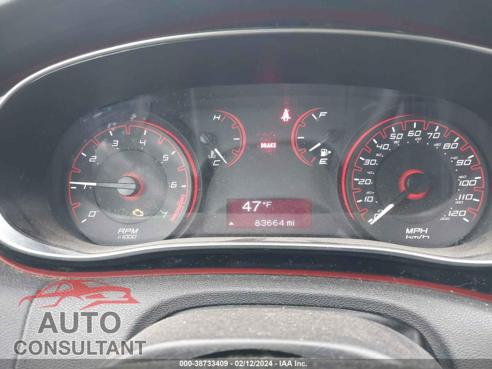 DODGE DART 2016 - 1C3CDFAAXGD519382