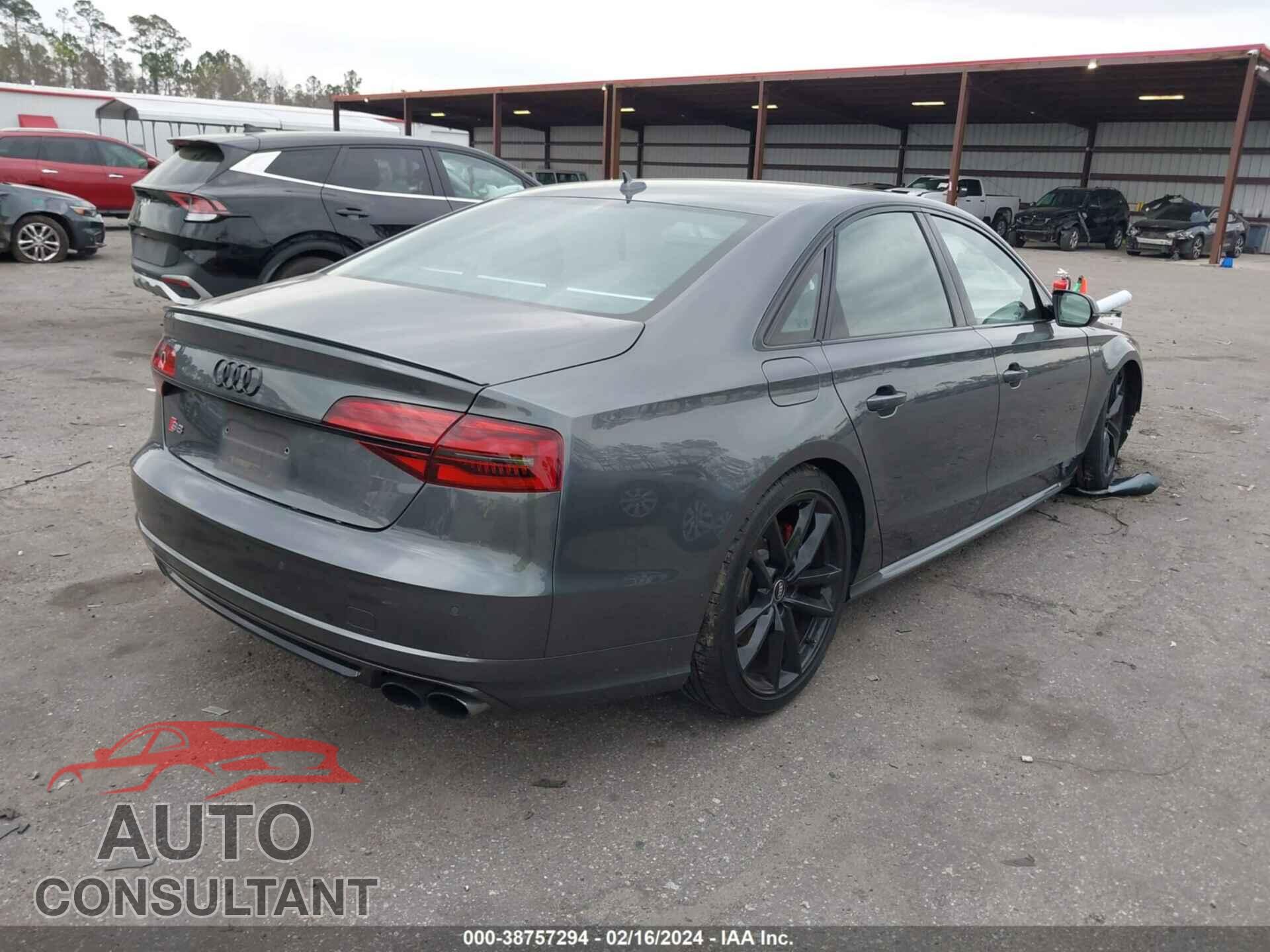 AUDI S8 2016 - WUAJ5AFD1GN901089
