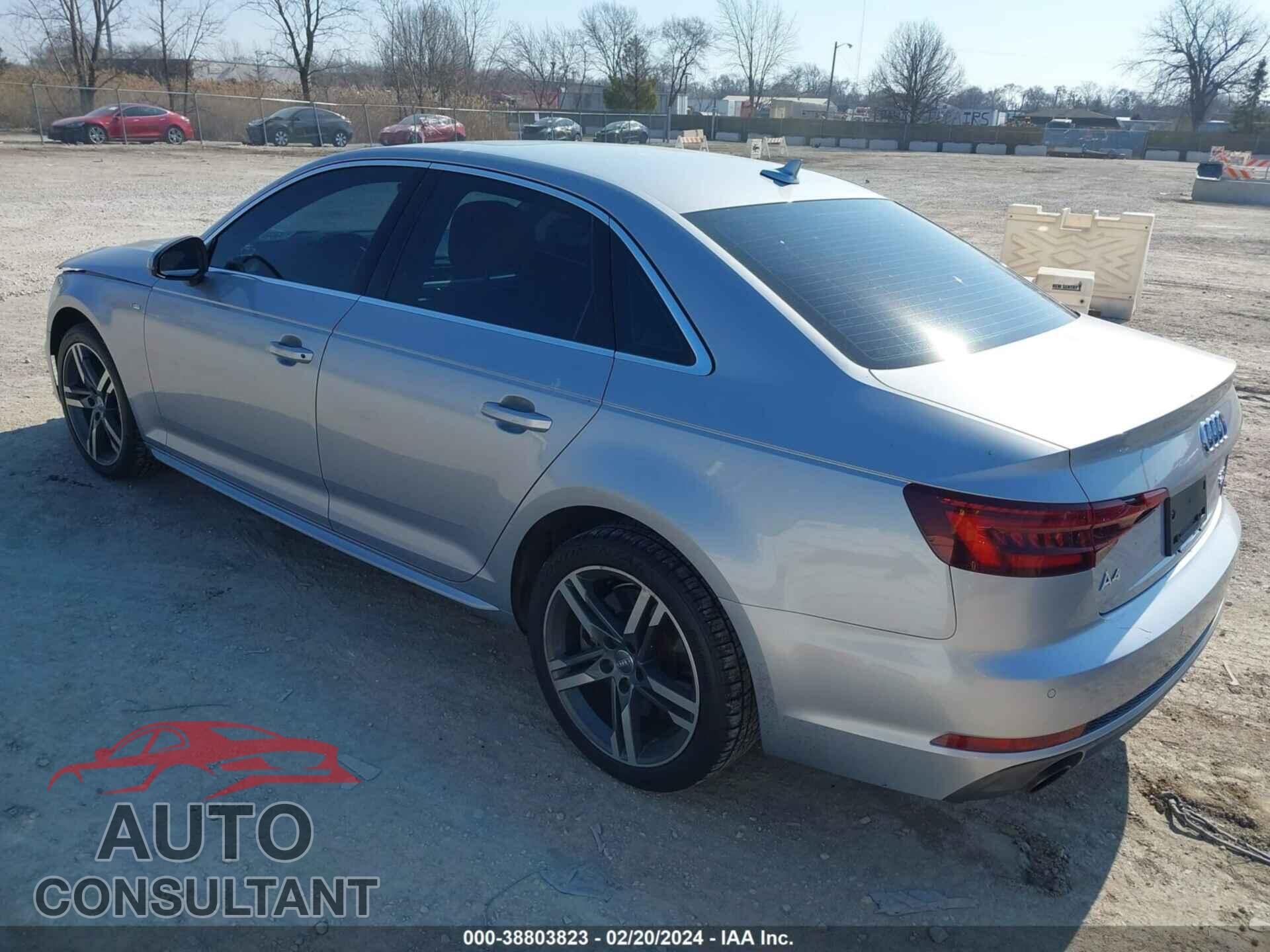 AUDI A4 2018 - WAUENAF48JA110536