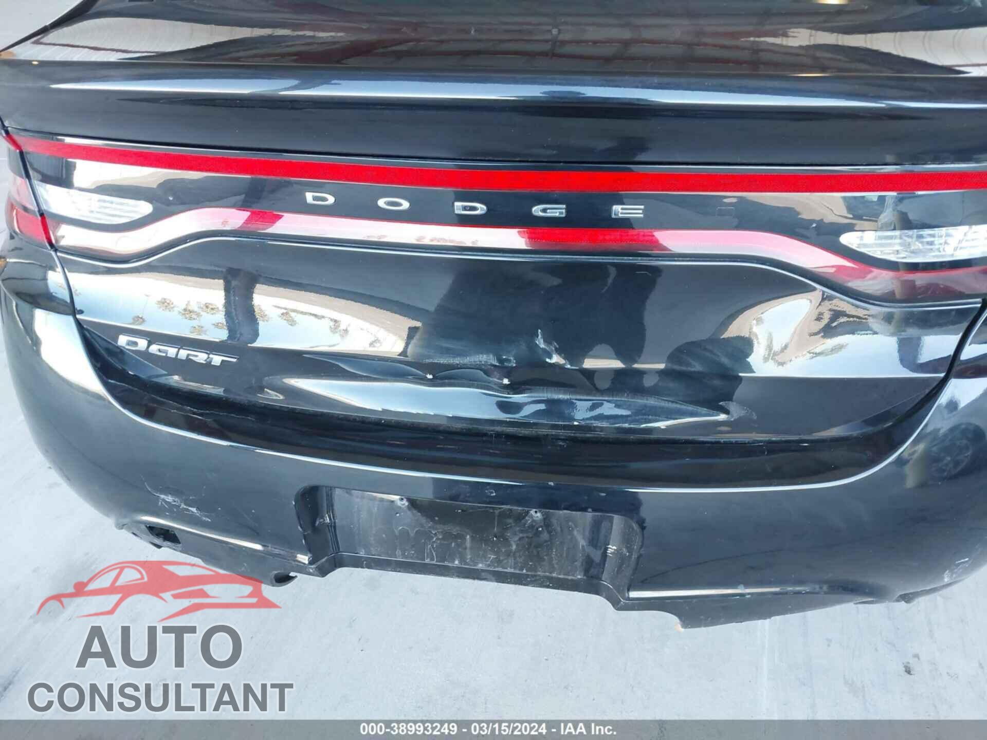 DODGE DART 2016 - 1C3CDFAA4GD555276