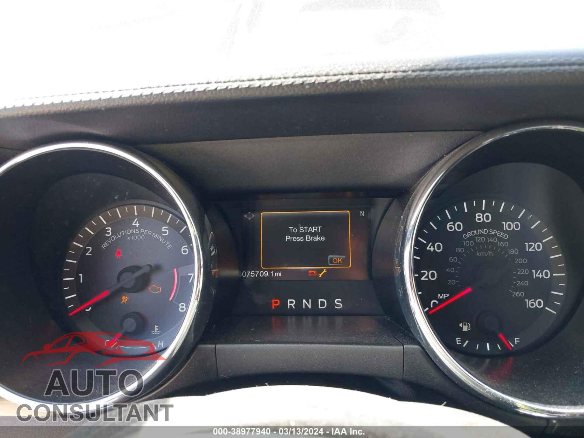 FORD MUSTANG 2017 - 1FA6P8TH3H5310539