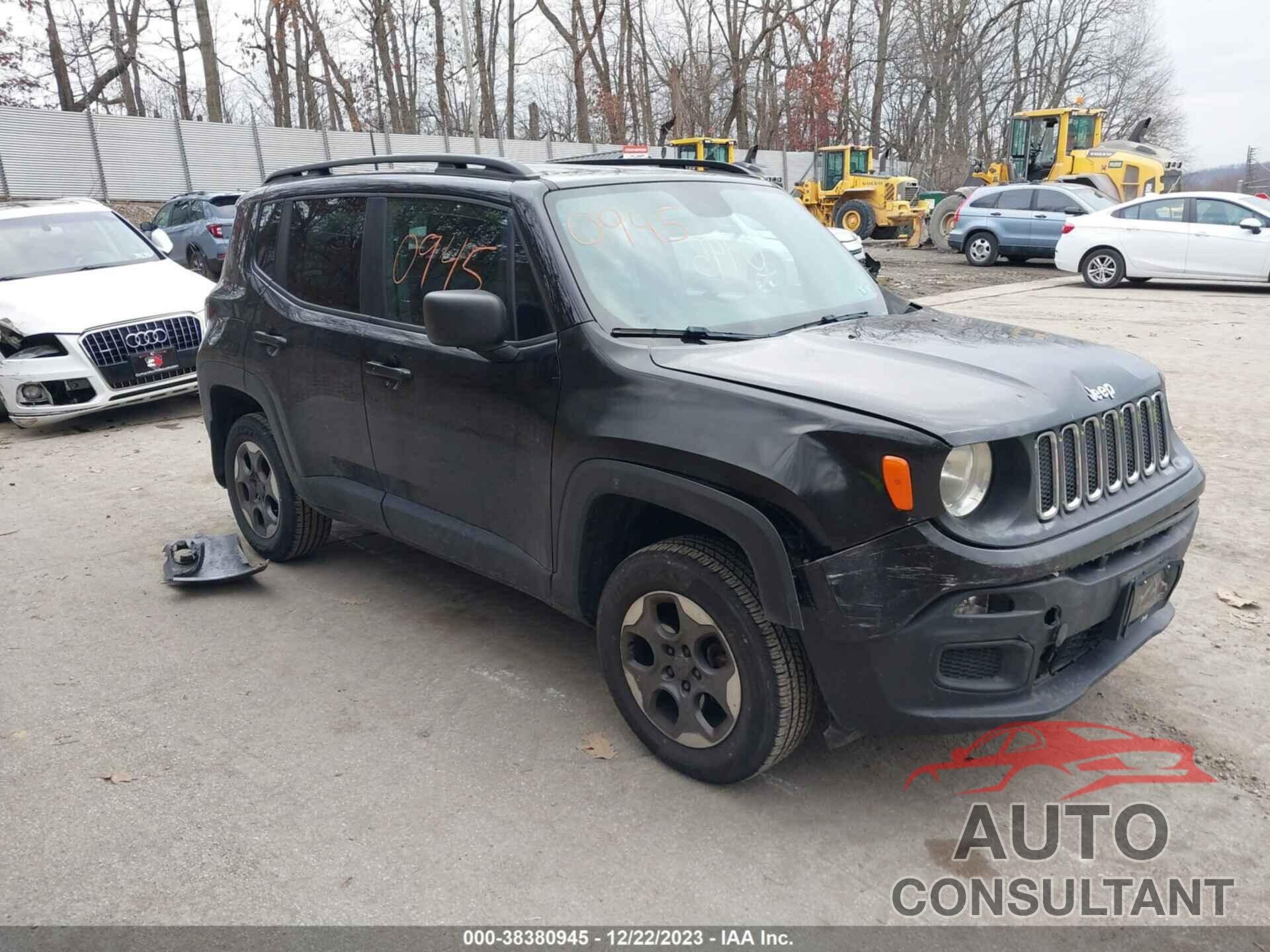 JEEP RENEGADE 2016 - ZACCJBAT2GPD65024