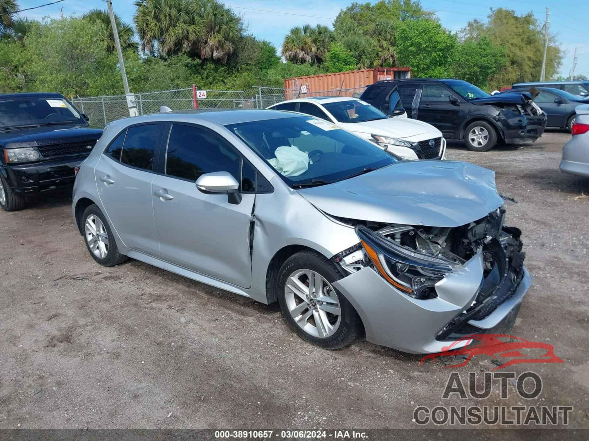 TOYOTA COROLLA 2020 - JTND4RBE6L3095603