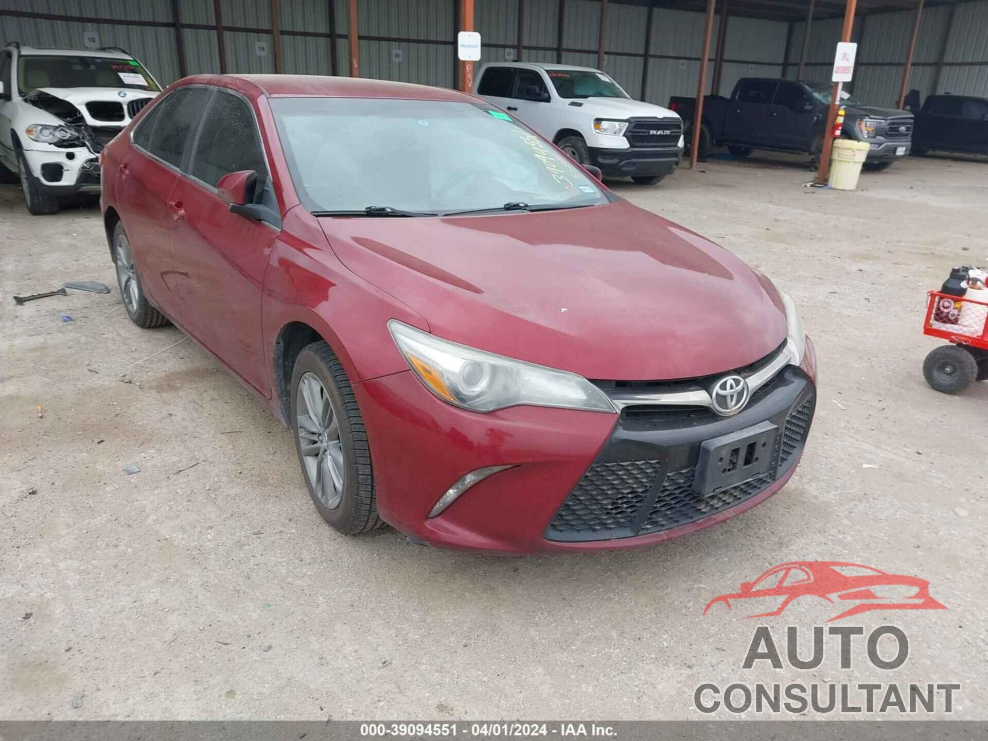 TOYOTA CAMRY 2017 - 4T1BF1FK5HU718133