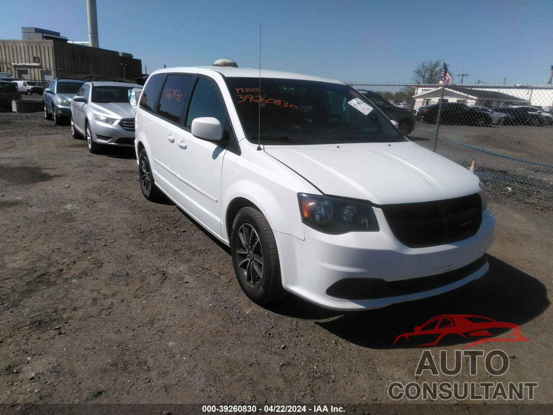 DODGE GRAND CARAVAN 2017 - 2C4RDGBG8HR548487