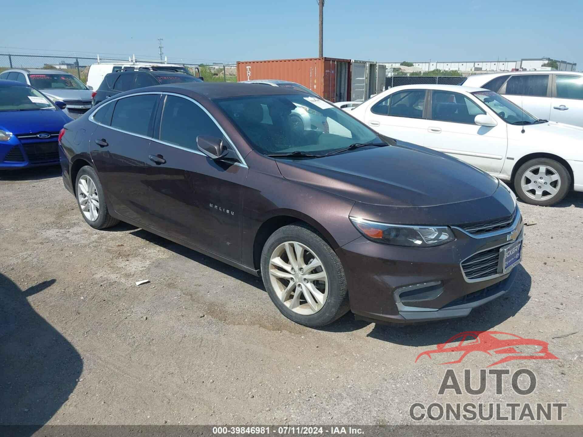 CHEVROLET MALIBU 2016 - 1G1ZE5ST7GF276320