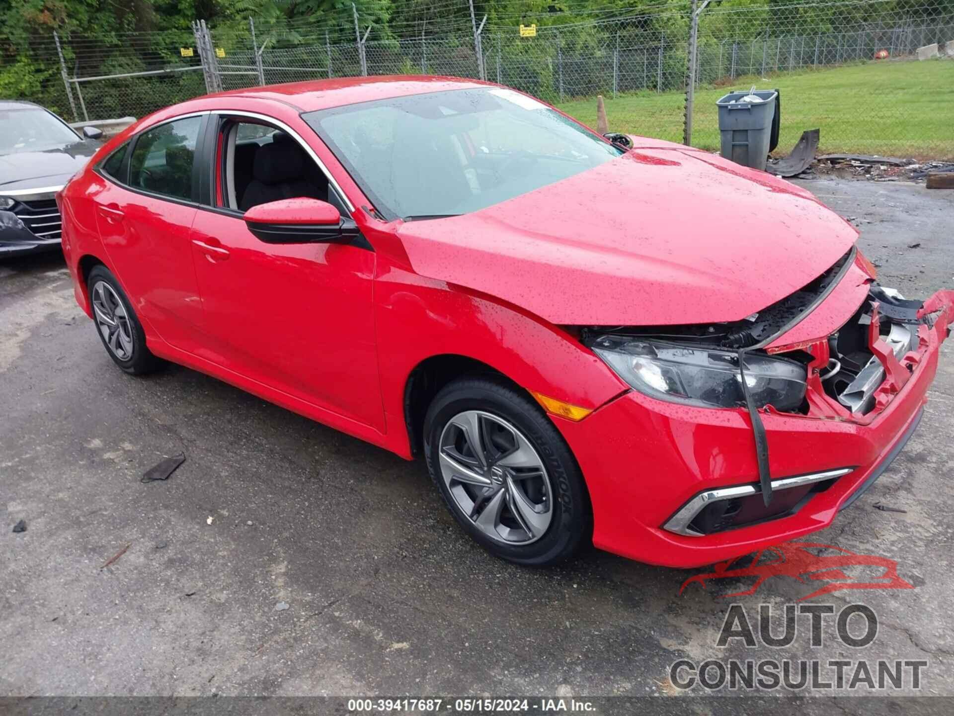 HONDA CIVIC 2019 - 2HGFC2F62KH507569