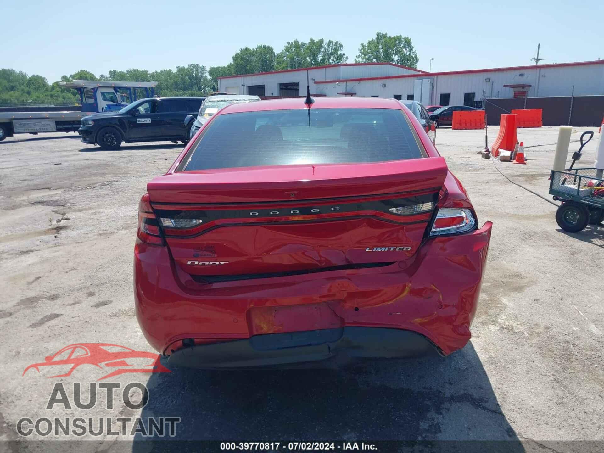 DODGE DART 2013 - 1C3CDFCA5DD132909