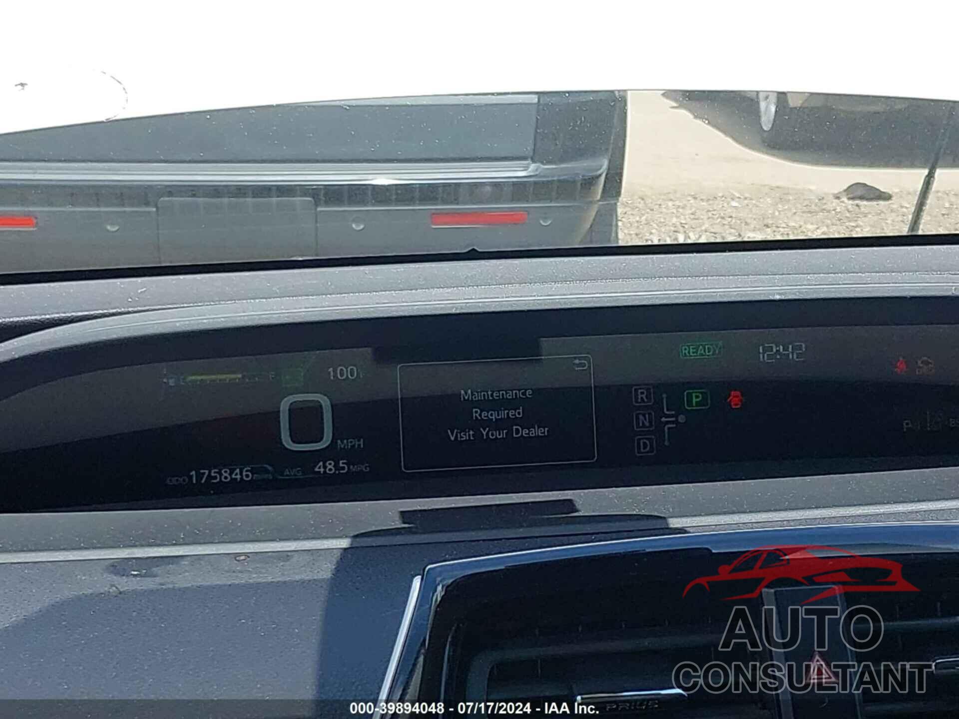TOYOTA PRIUS 2017 - JTDKARFU7H3537124