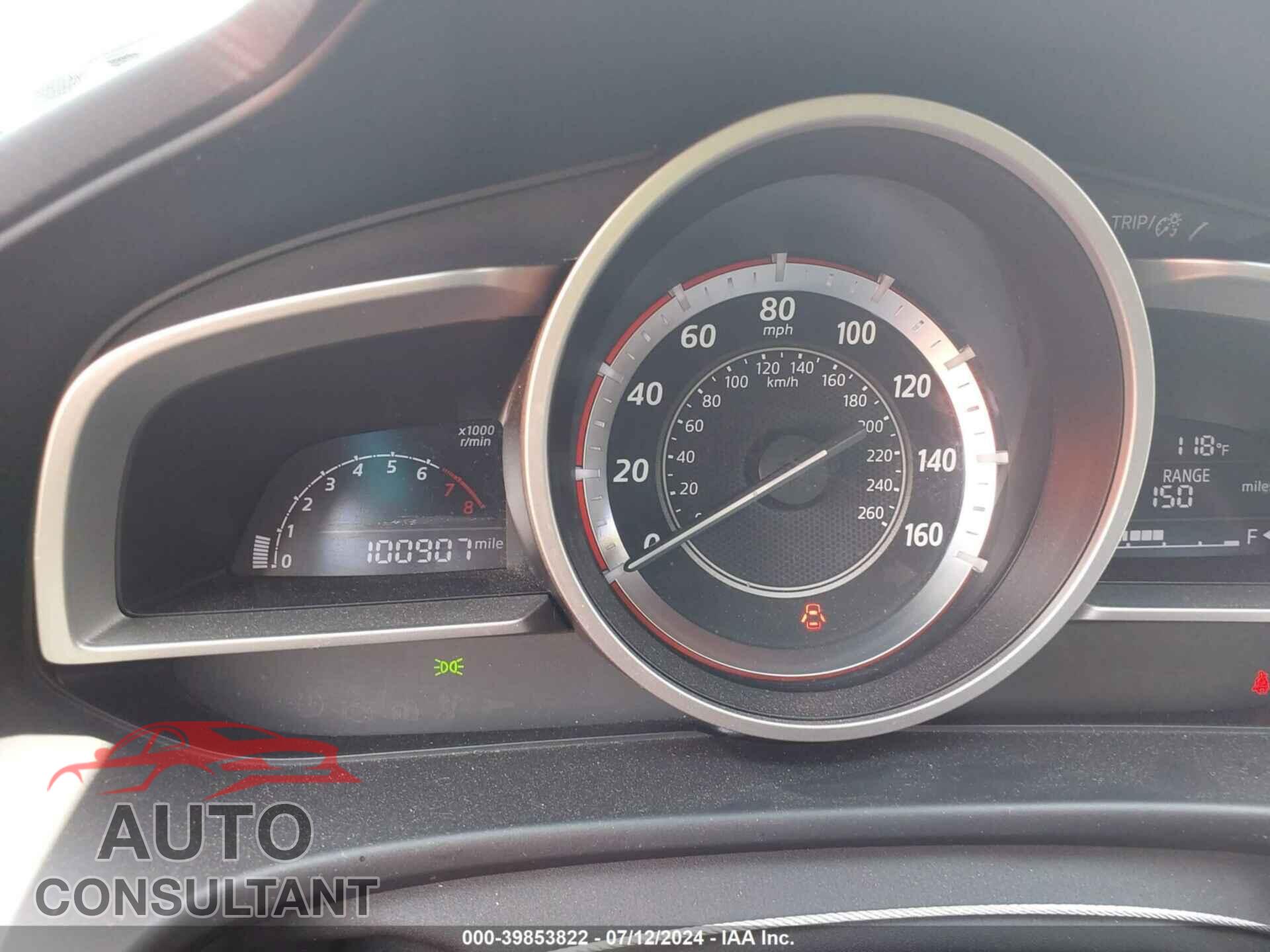 MAZDA MAZDA3 2016 - JM1BM1U71G1289811