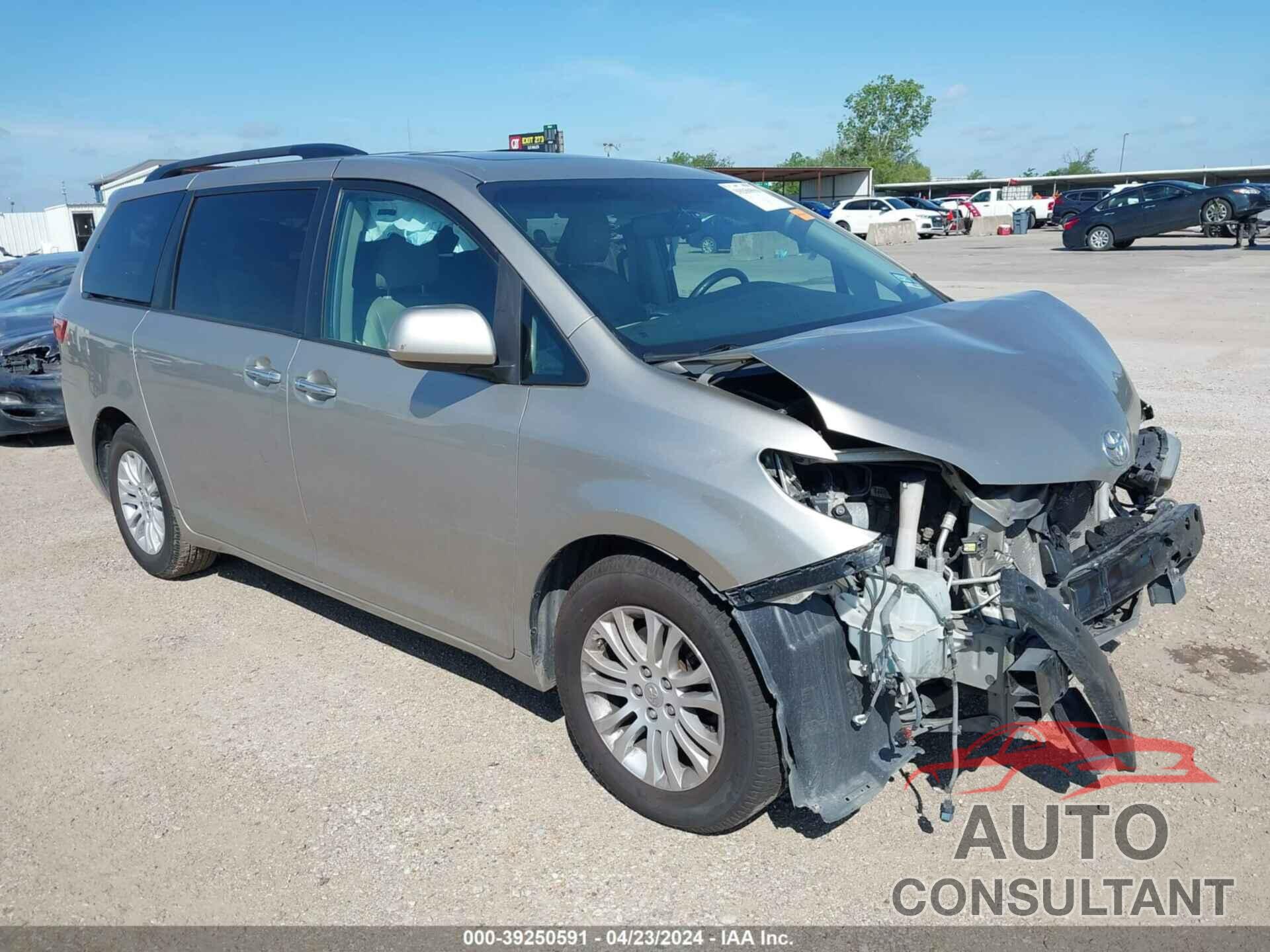 TOYOTA SIENNA 2016 - 5TDYK3DC0GS729545