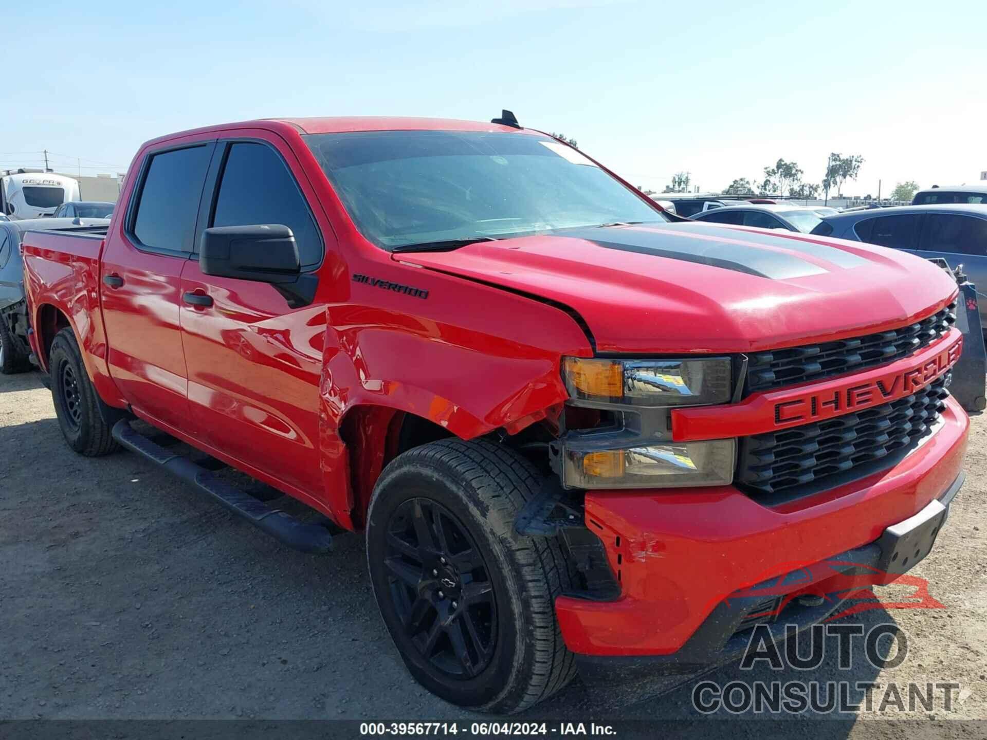 CHEVROLET SILVERADO 1500 2021 - 1GCPWBEK4MZ395076