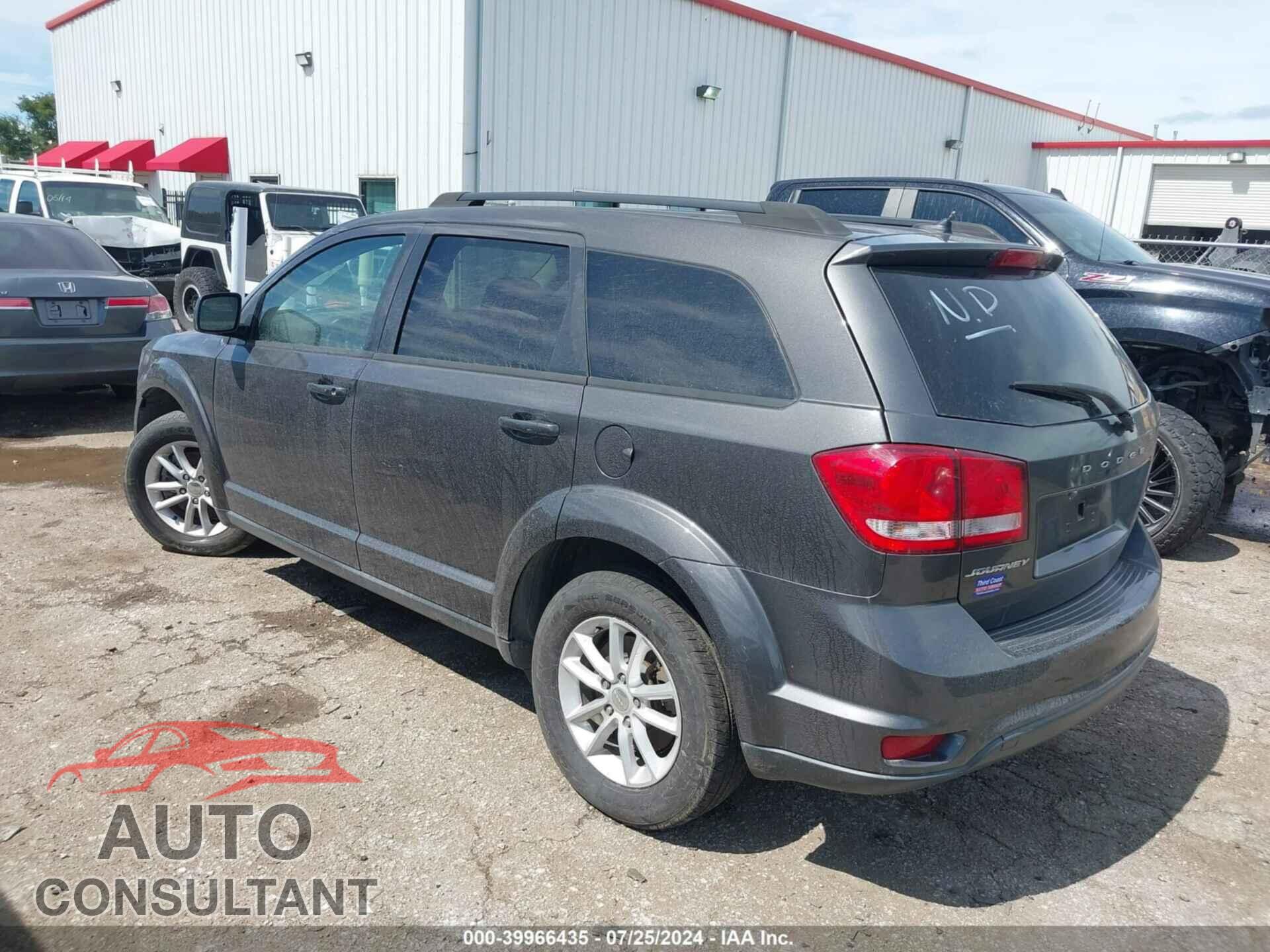 DODGE JOURNEY 2016 - 3C4PDCBB6GT139727