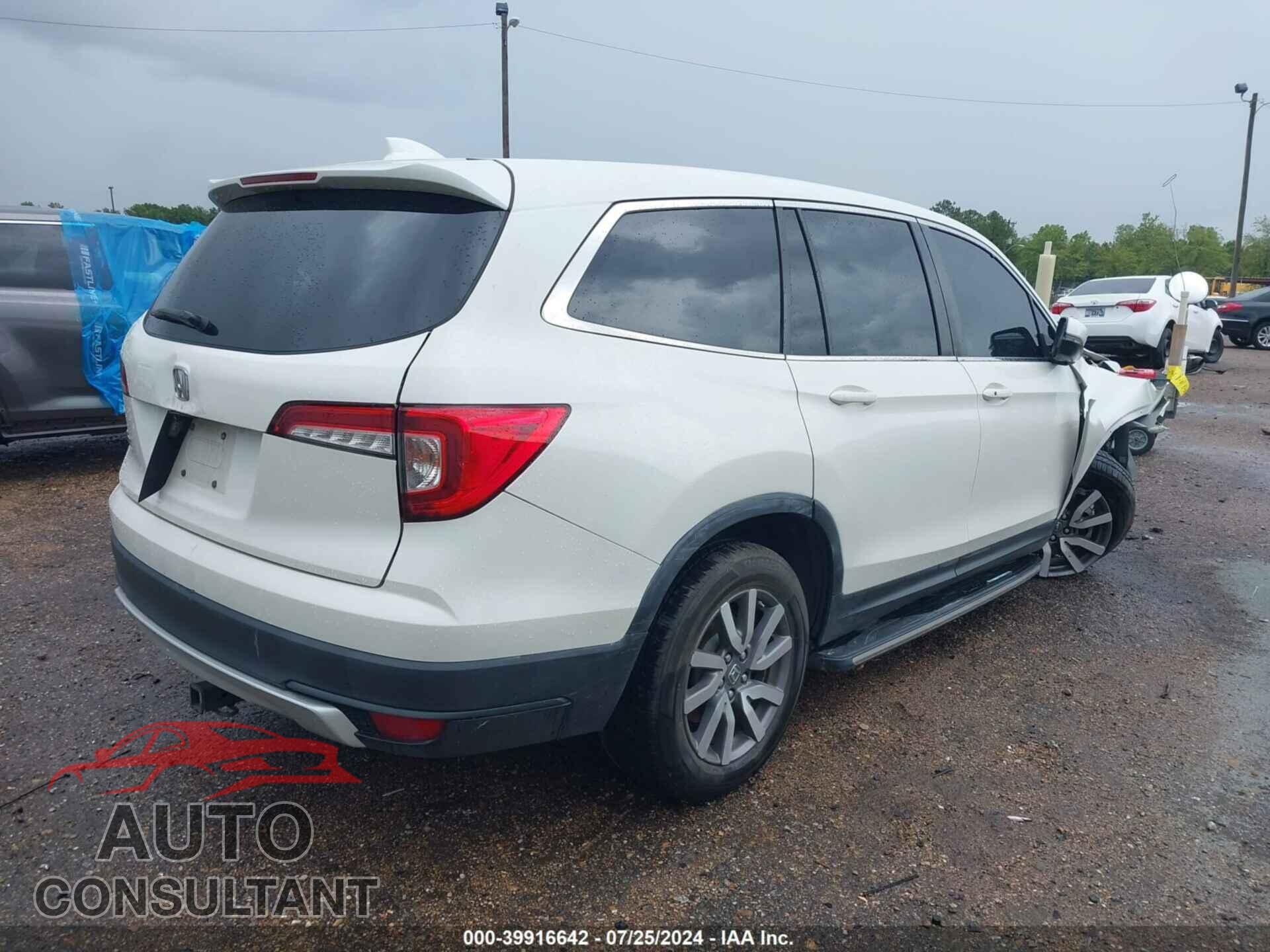 HONDA PILOT 2019 - 5FNYF5H3XKB006096