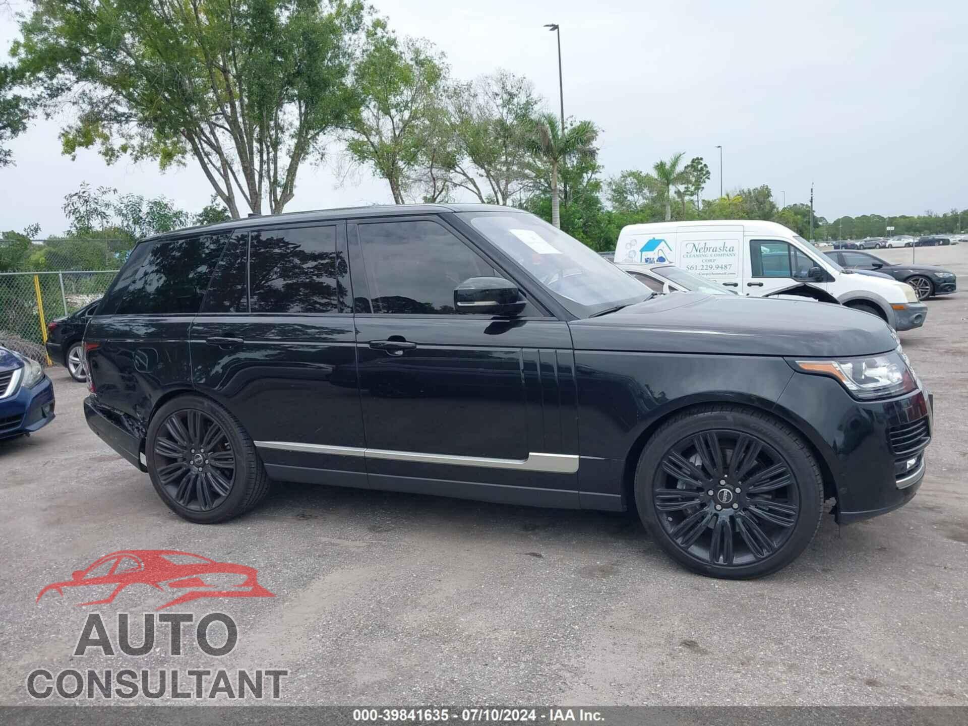 LAND ROVER RANGE ROVER 2017 - SALGS2FVXHA361953