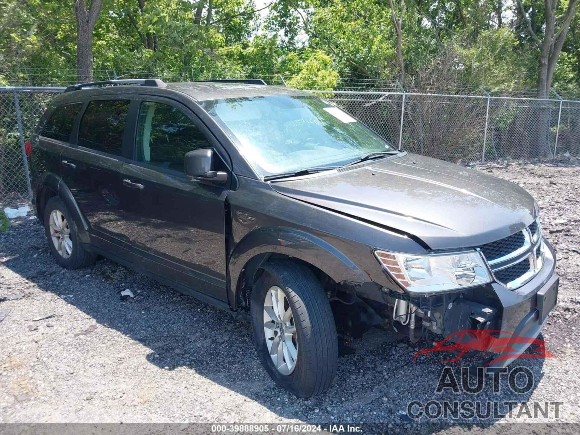 DODGE JOURNEY 2017 - 3C4PDCBG8HT643807