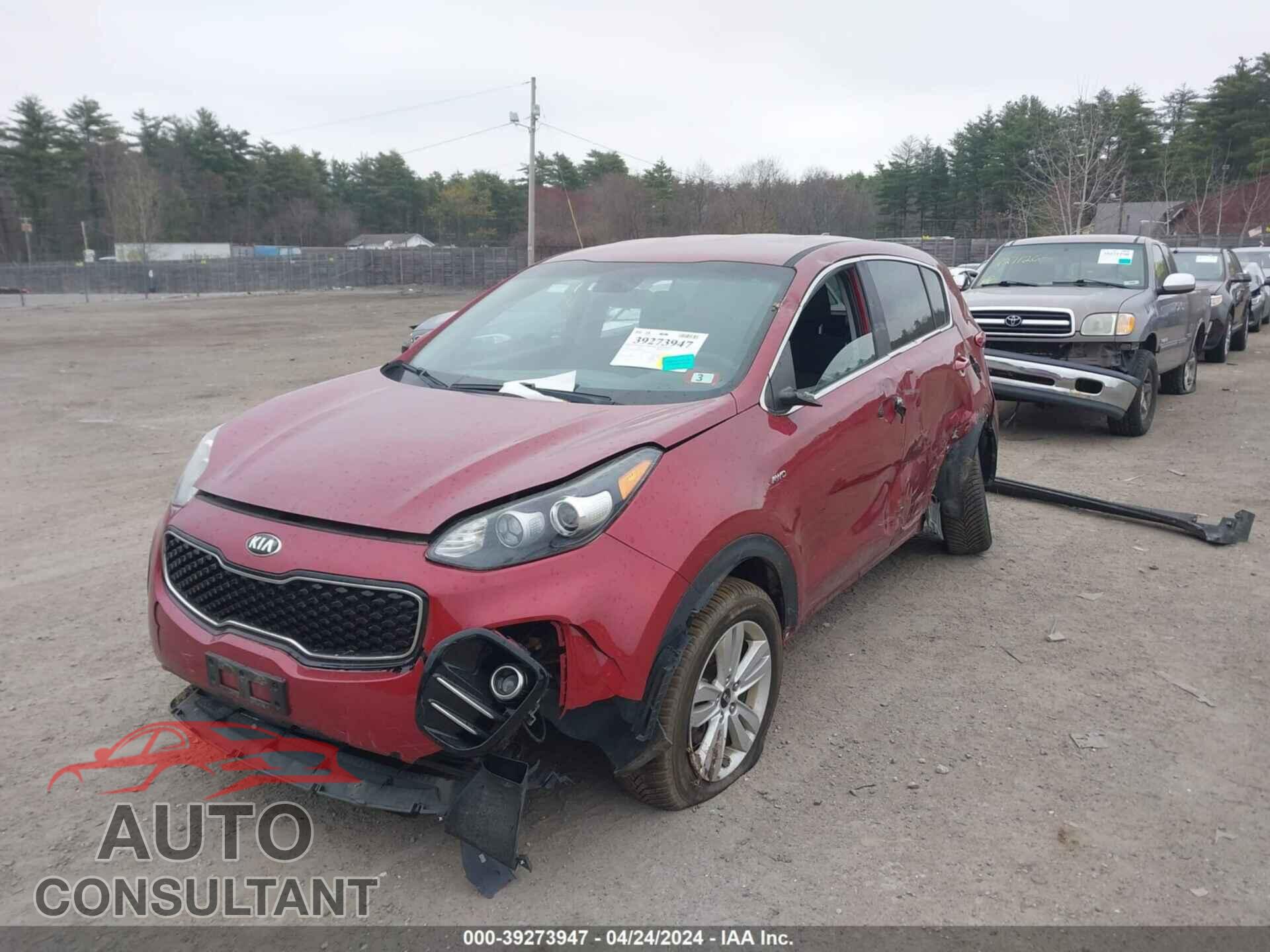 KIA SPORTAGE 2017 - KNDPMCAC0H7033922