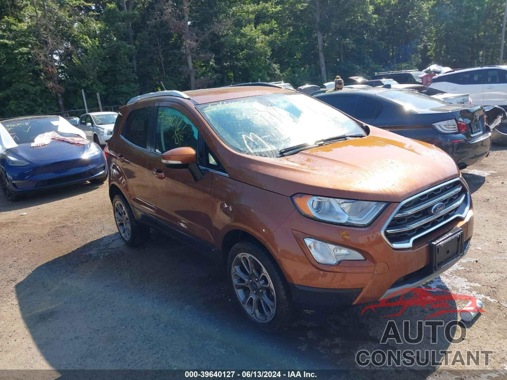 FORD ECOSPORT 2020 - MAJ6S3KL3LC366220