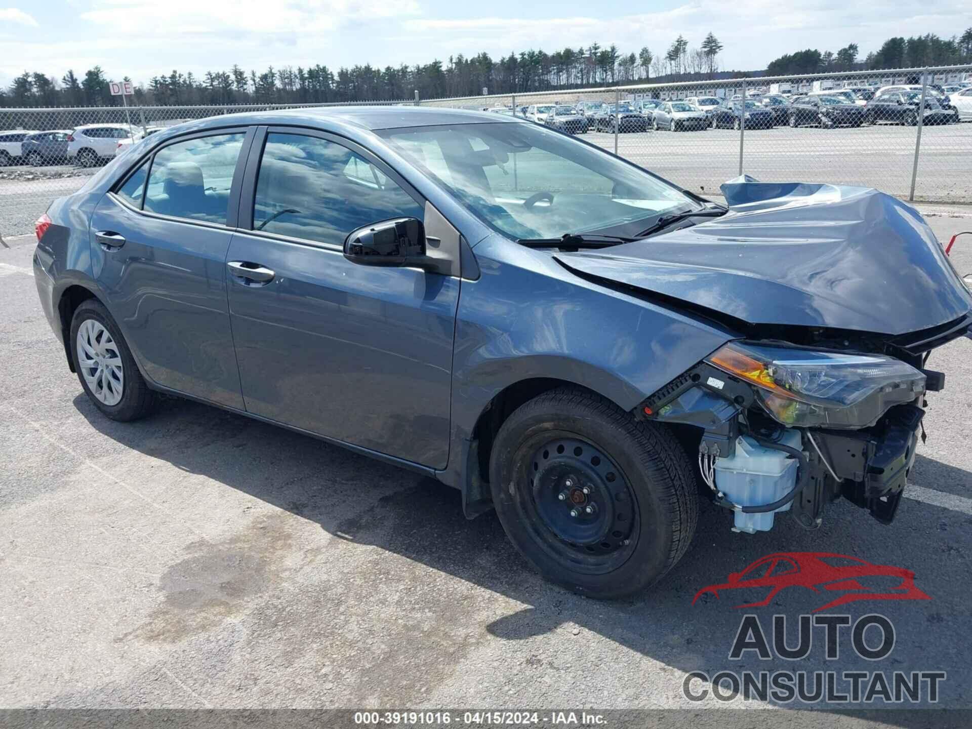 TOYOTA COROLLA 2018 - 2T1BURHE5JC991947
