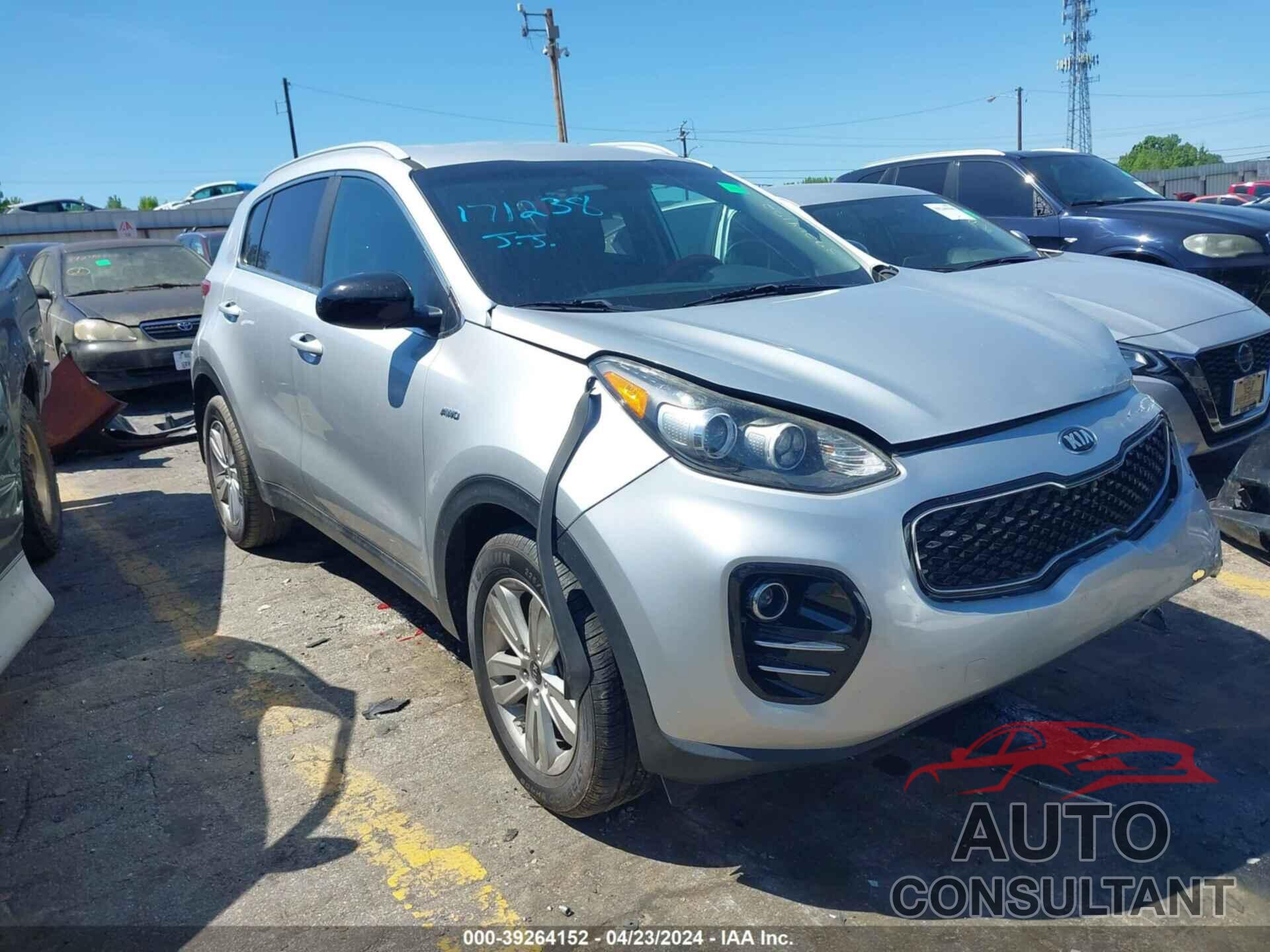 KIA SPORTAGE 2017 - KNDPMCAC8H7171238