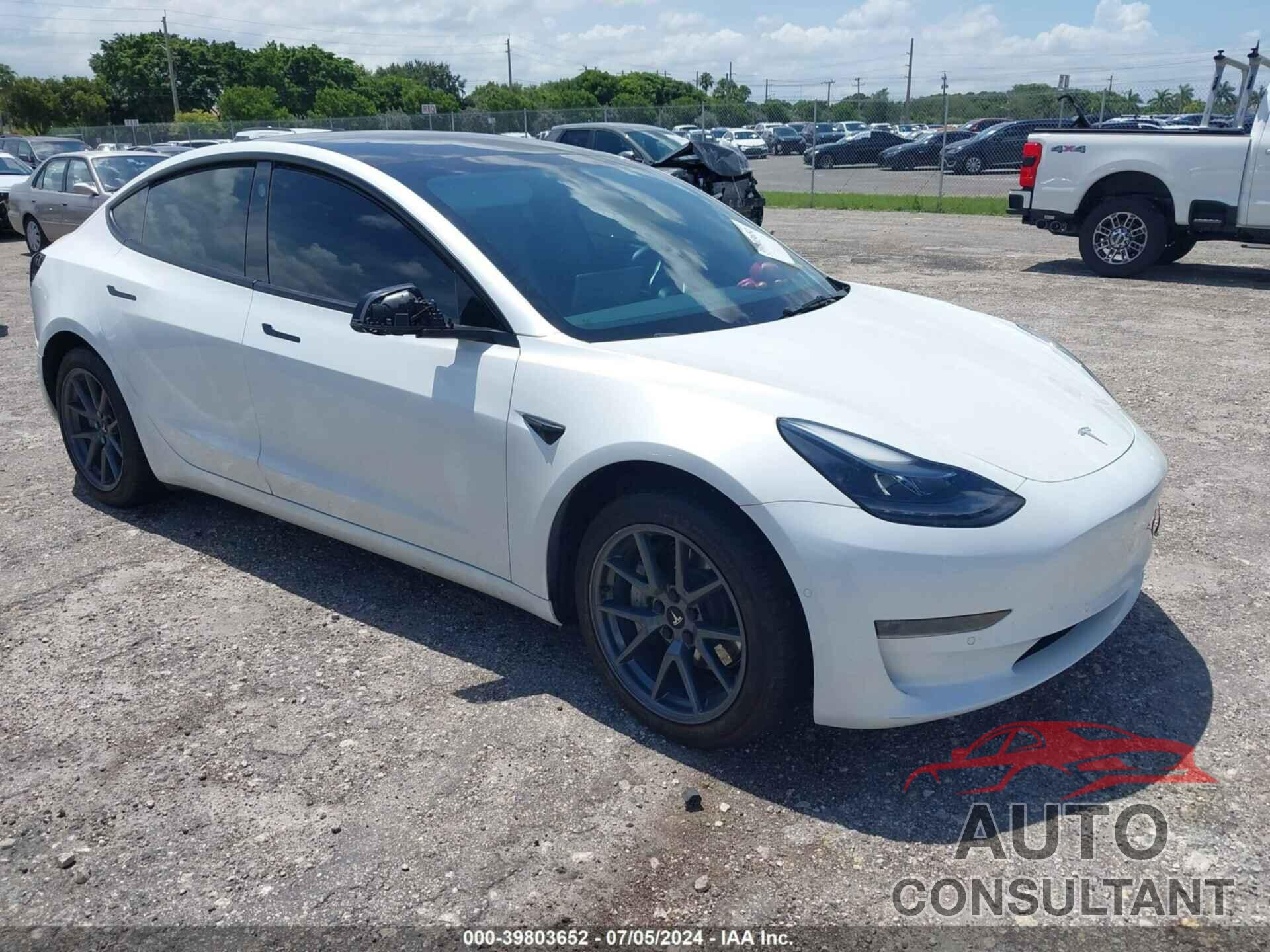 TESLA MODEL 3 2022 - 5YJ3E1EA0NF307277