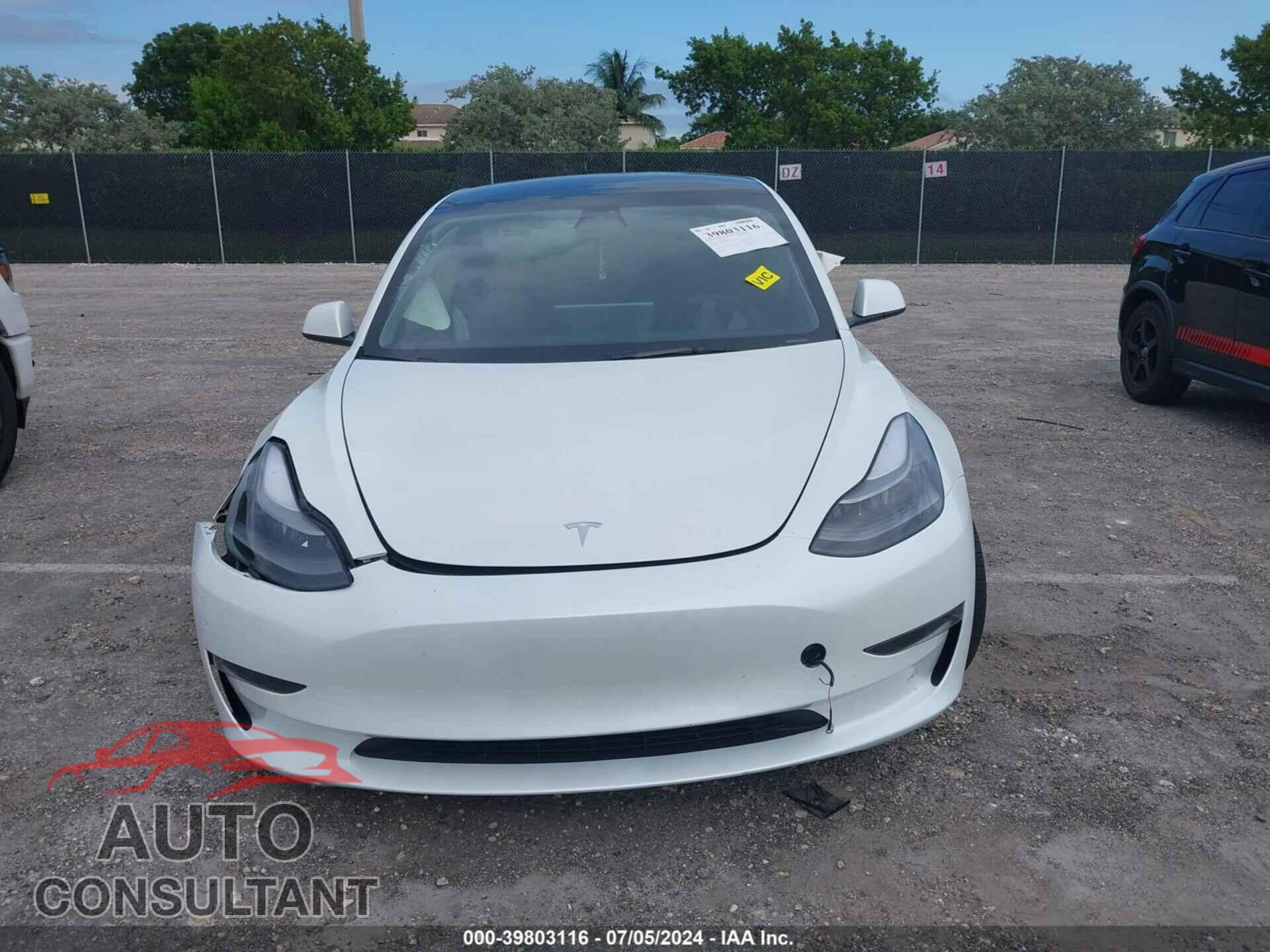 TESLA MODEL 3 2023 - 5YJ3E1EA7PF588335