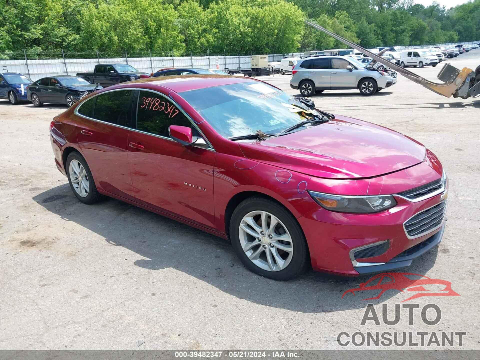 CHEVROLET MALIBU 2017 - 1G1ZE5ST4HF198144