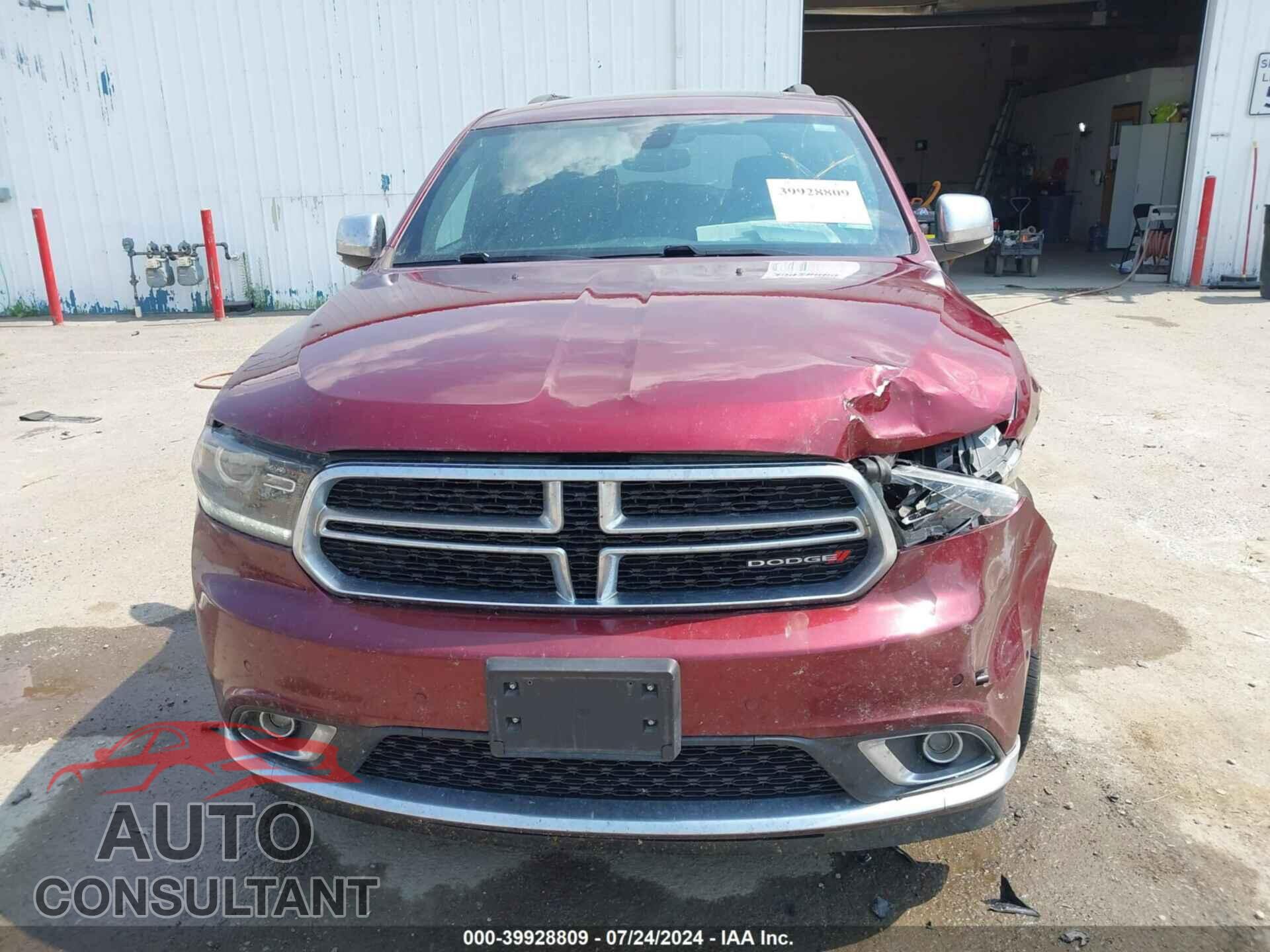 DODGE DURANGO 2018 - 1C4RDJEG2JC497981