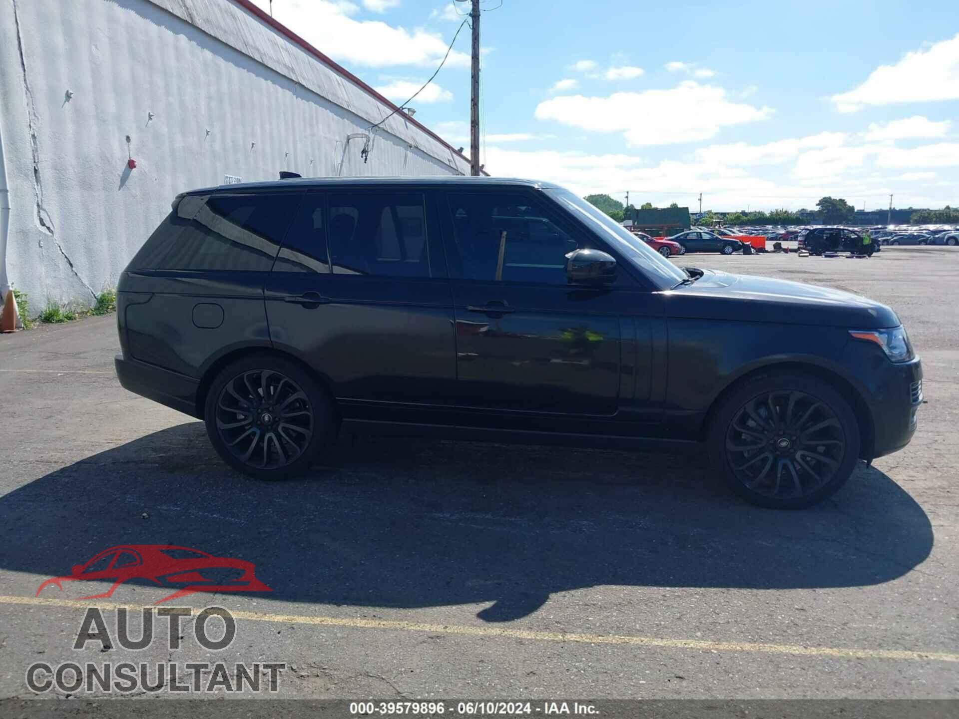 LAND ROVER RANGE ROVER 2017 - SALGS2FEXHA362536