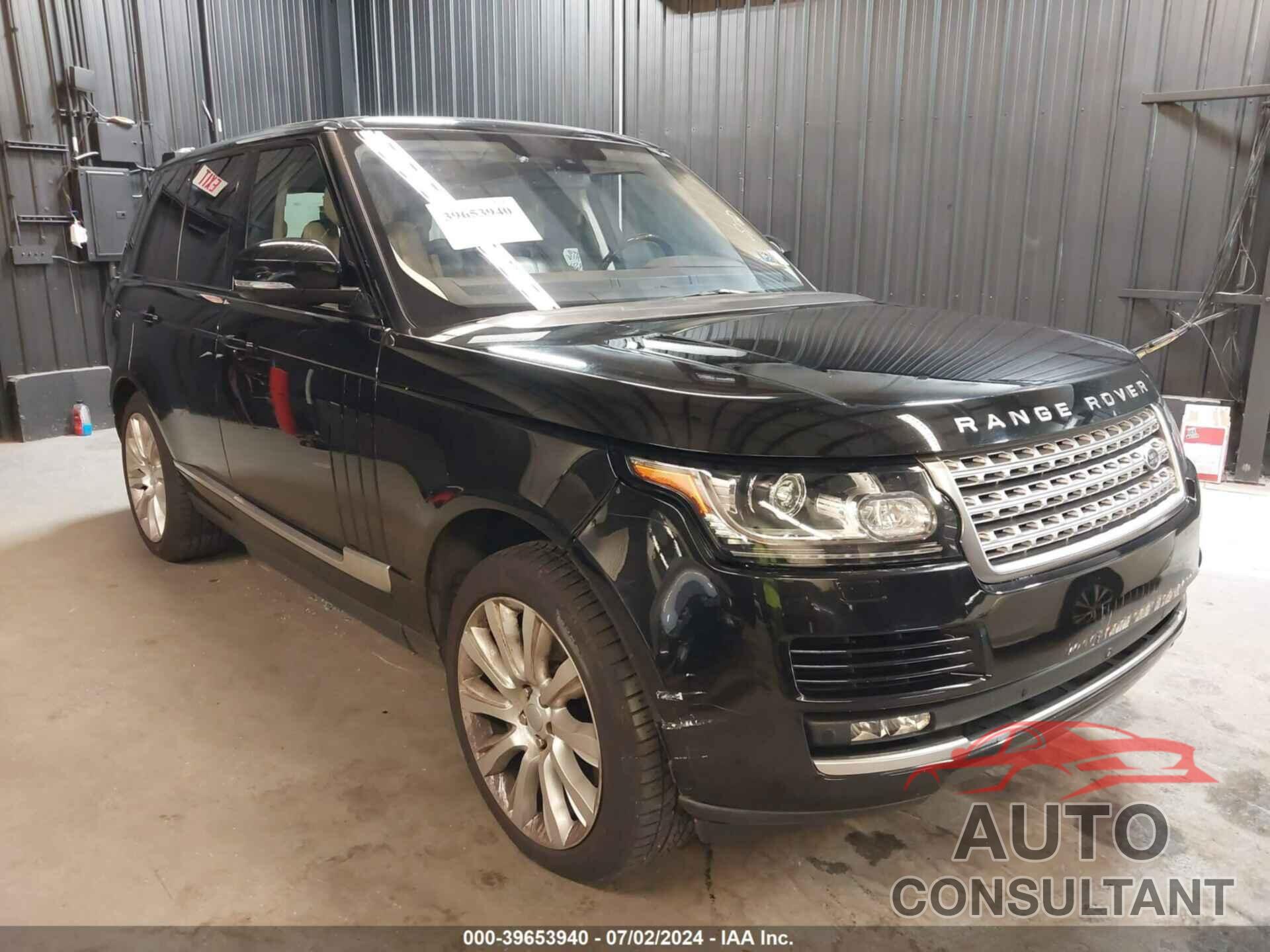 LAND ROVER RANGE ROVER 2016 - SALGS2EFXGA259416