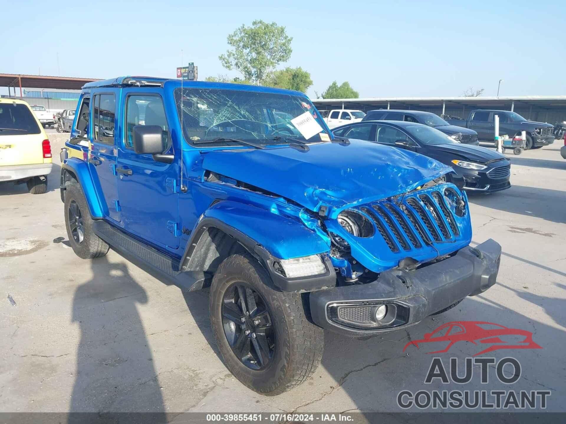 JEEP WRANGLER UNLIMITED 2022 - 1C4HJXEG9NW156430