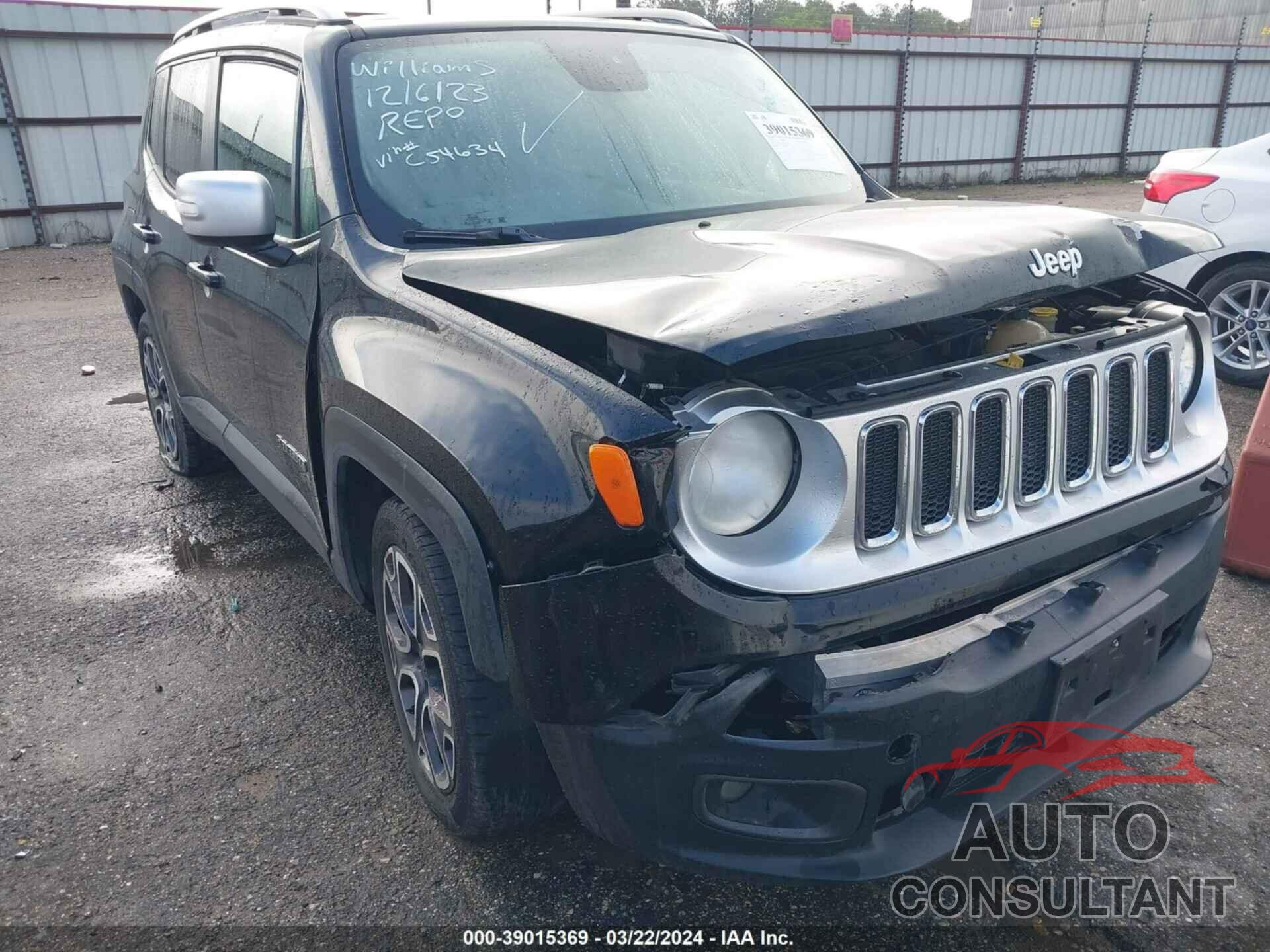 JEEP RENEGADE 2016 - ZACCJADT3GPC54634