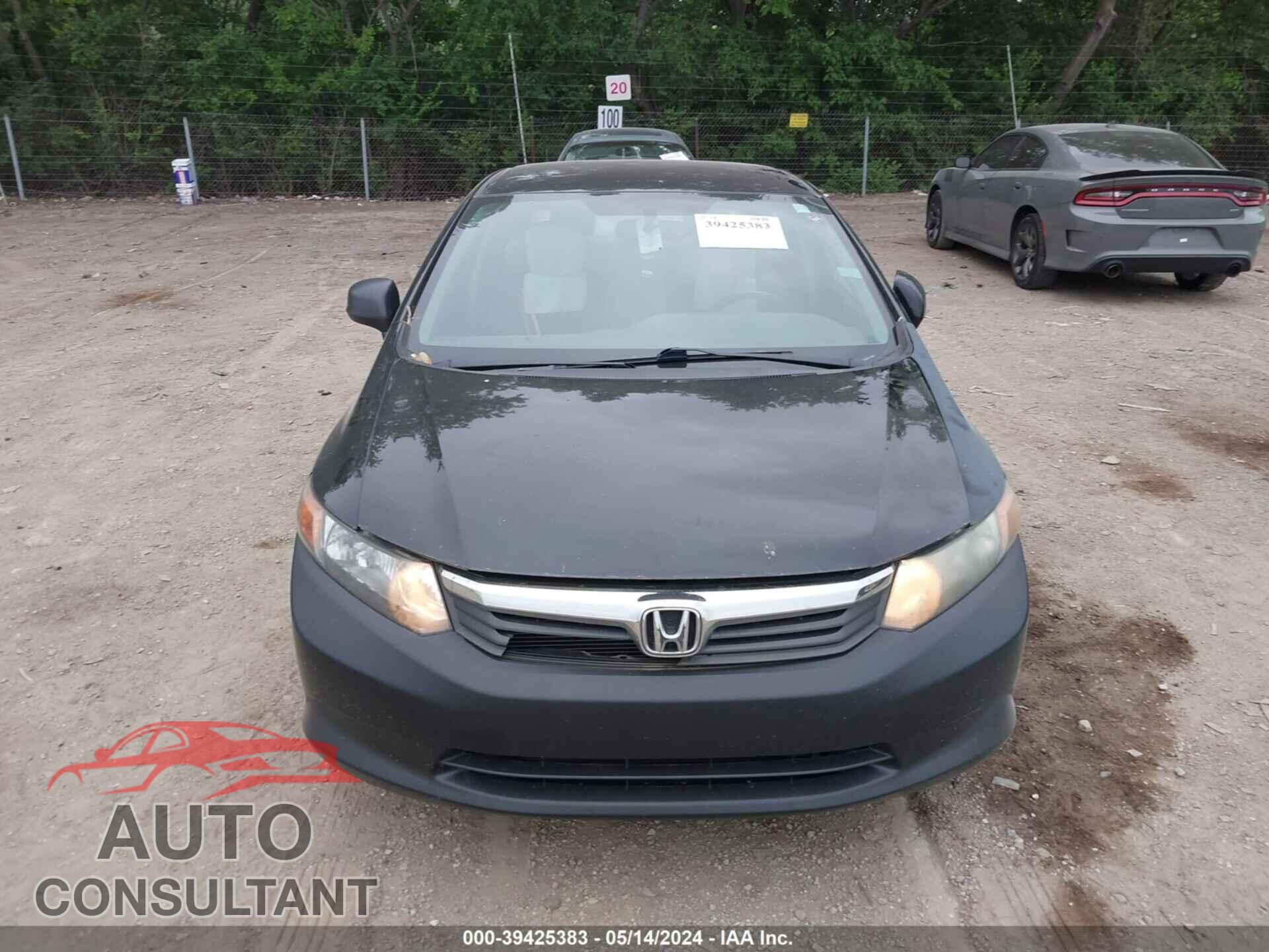 HONDA CIVIC 2012 - 19XFB2F54CE069918