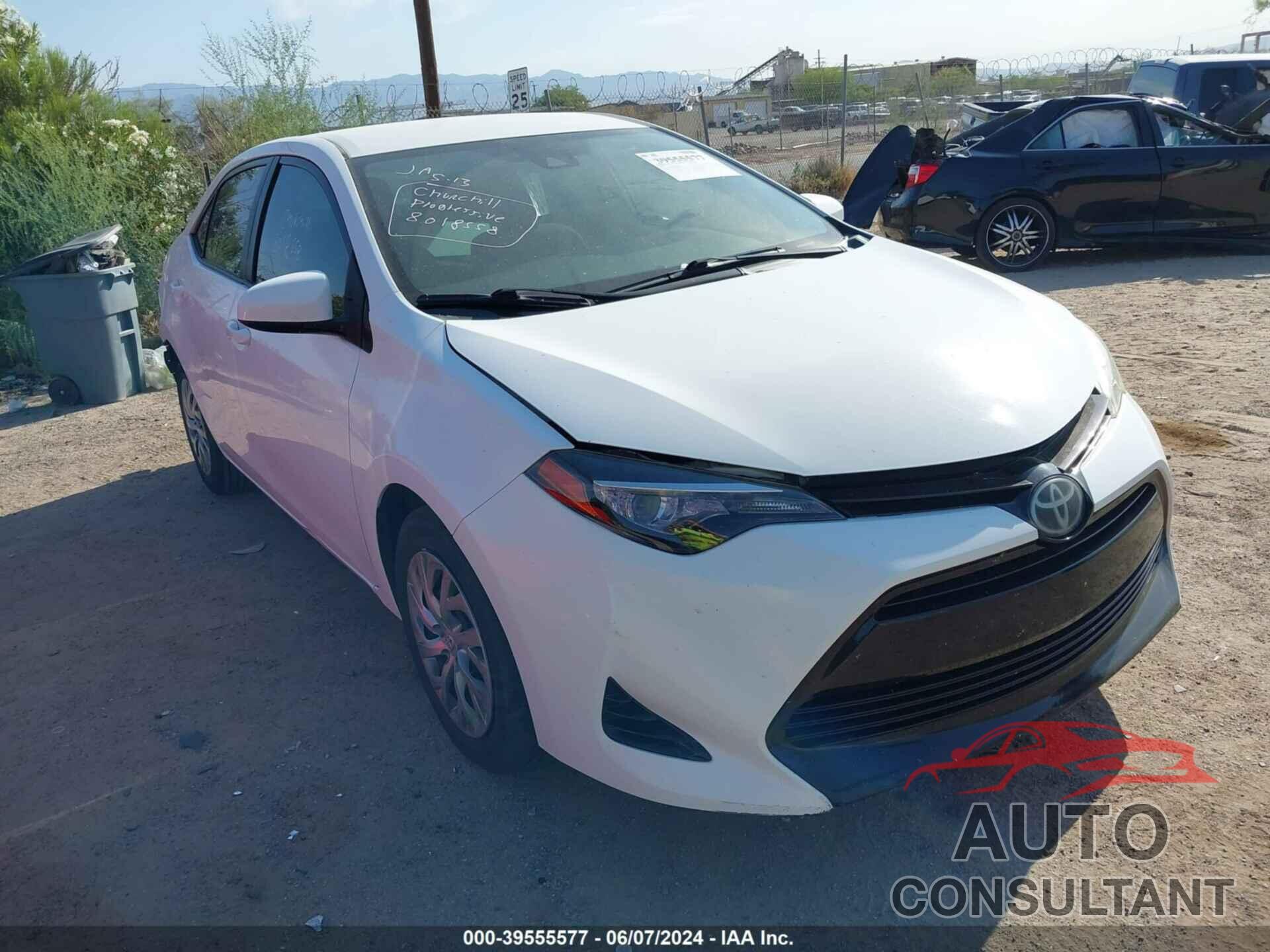 TOYOTA COROLLA 2017 - 2T1BURHE6HC805455