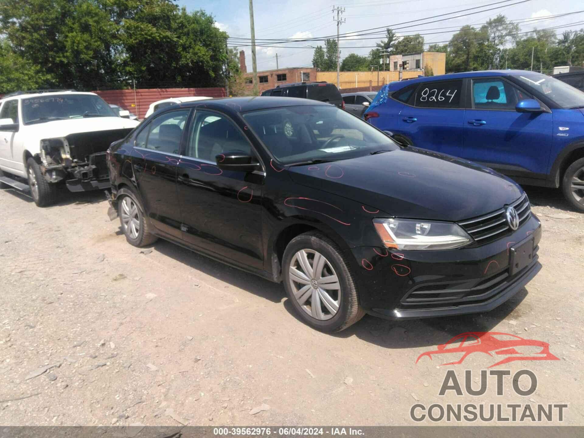 VOLKSWAGEN JETTA 2017 - 3VW2B7AJ8HM346757