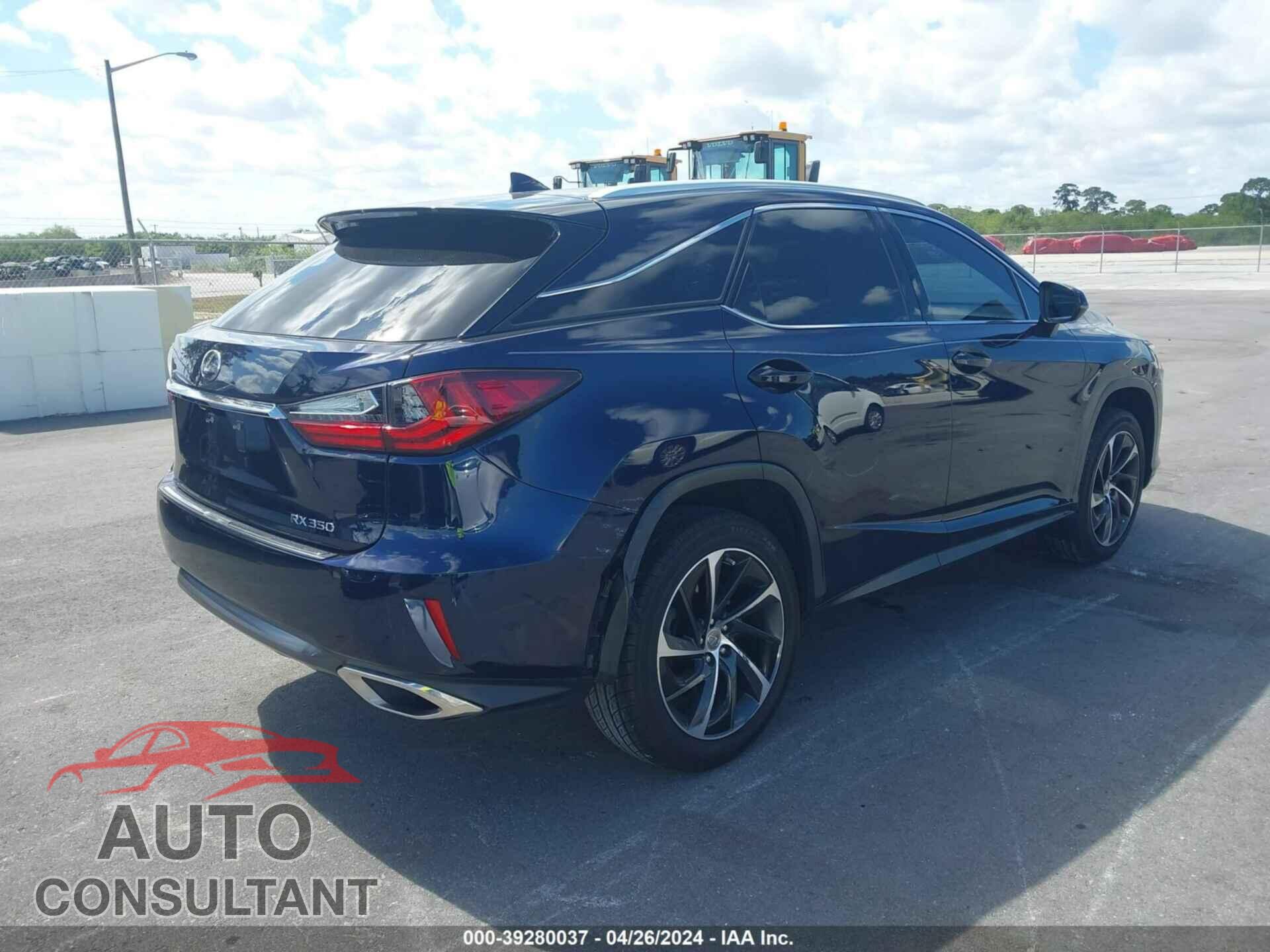 LEXUS RX 2016 - 2T2ZZMCA2GC003048