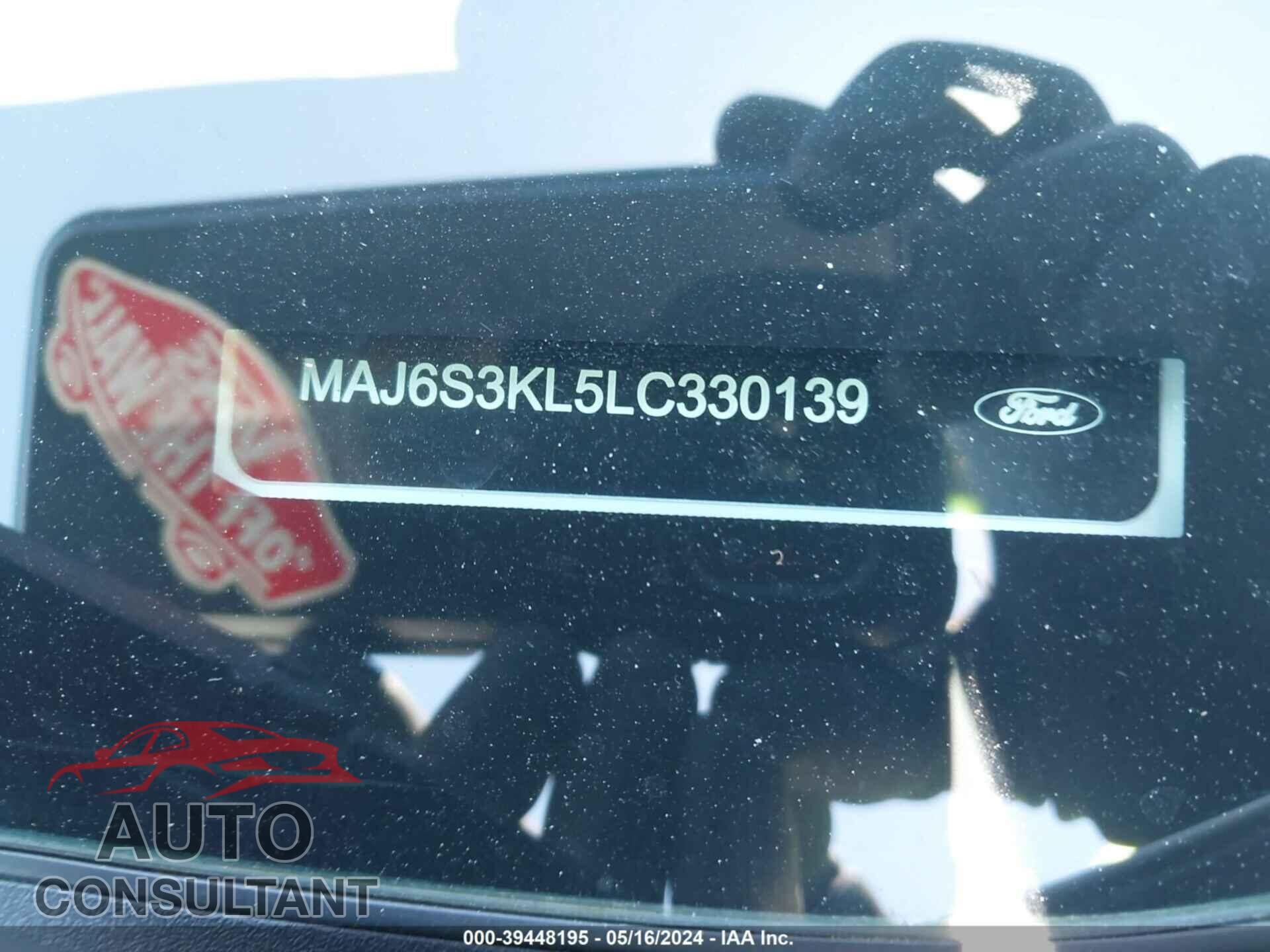 FORD ECOSPORT 2020 - MAJ6S3KL5LC330139