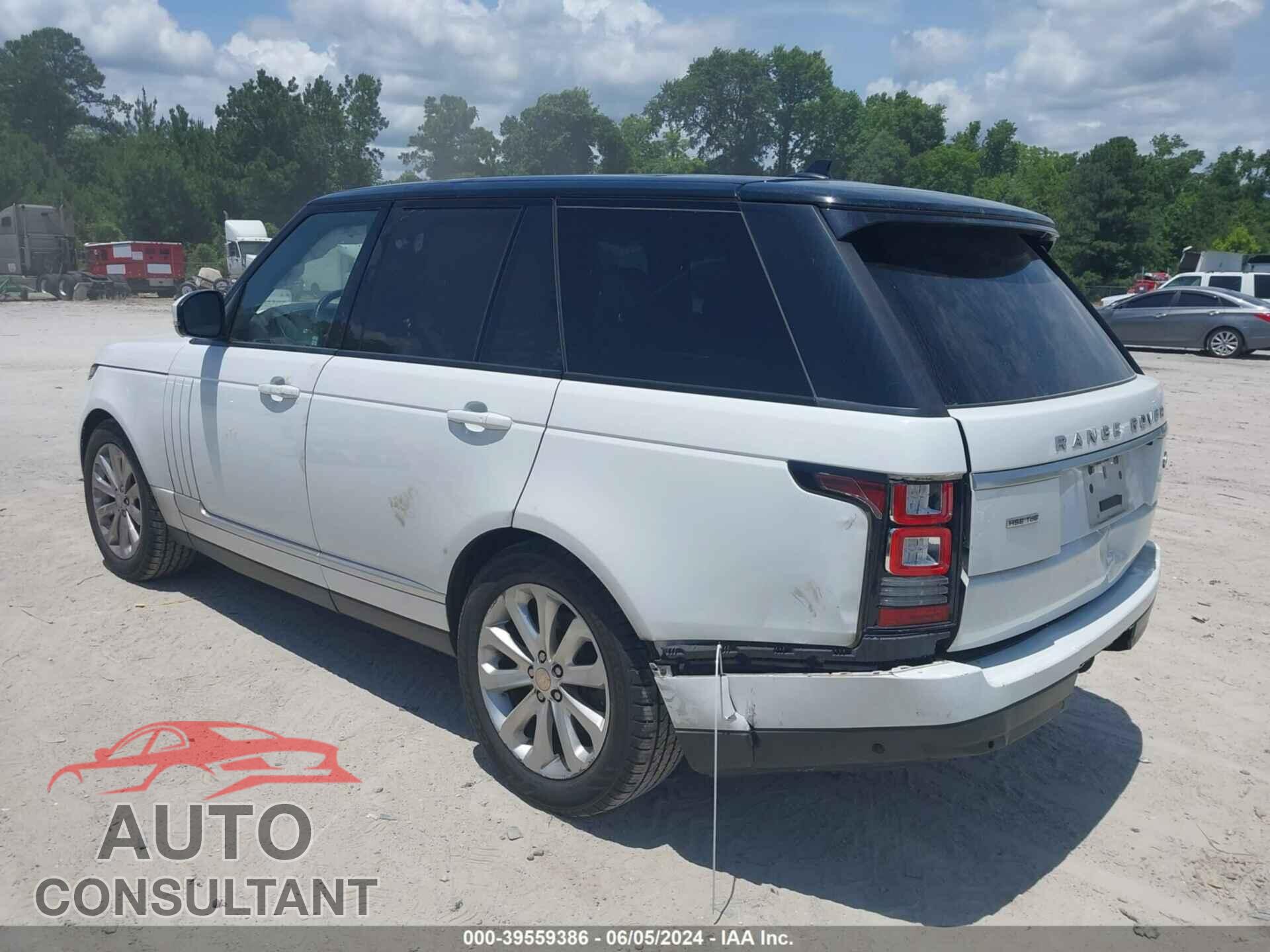 LAND ROVER RANGE ROVER 2016 - SALGS2KF8GA255577
