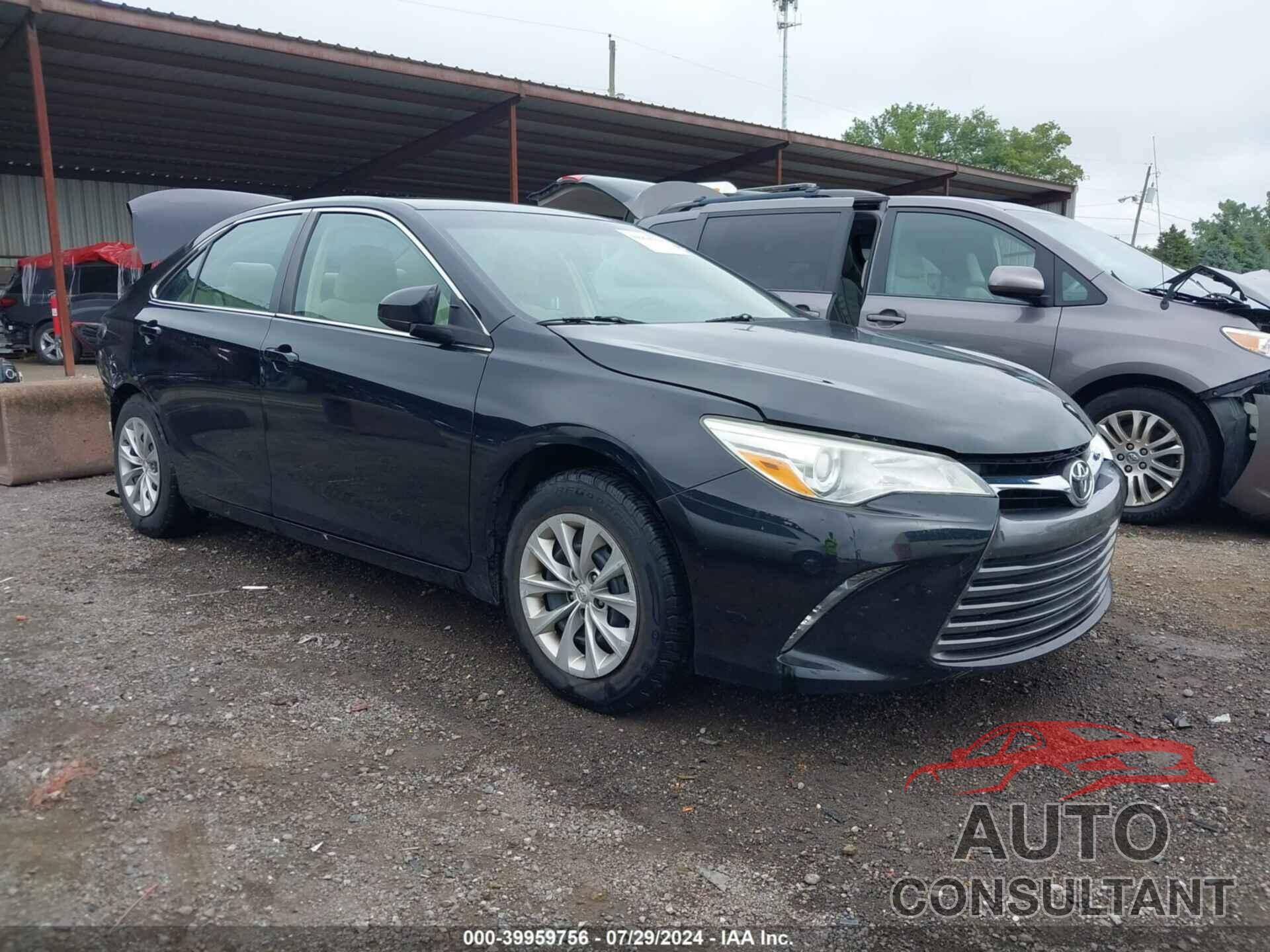 TOYOTA CAMRY 2016 - 4T4BF1FK8GR519565