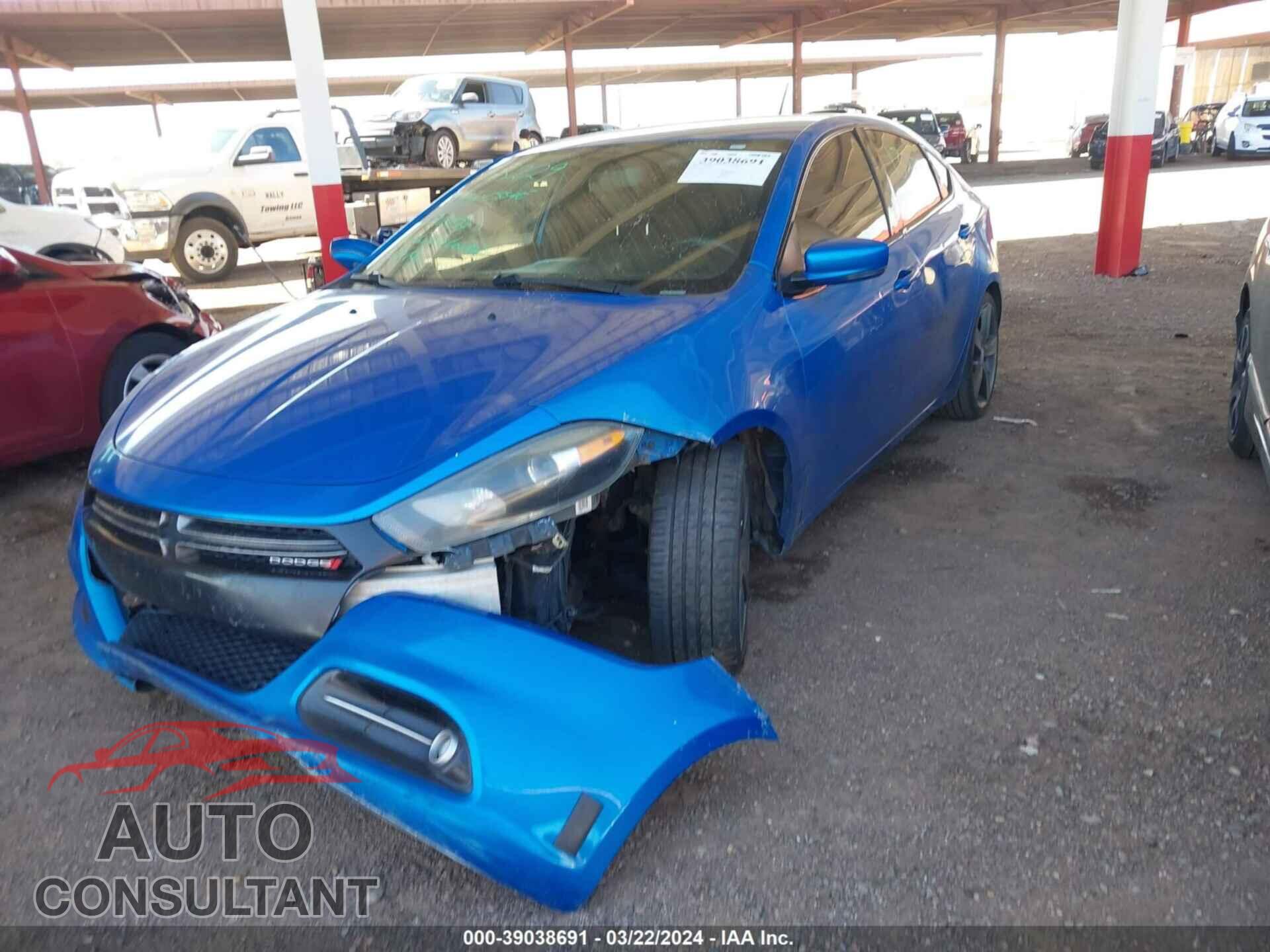 DODGE DART 2015 - 1C3CDFEB3FD224075