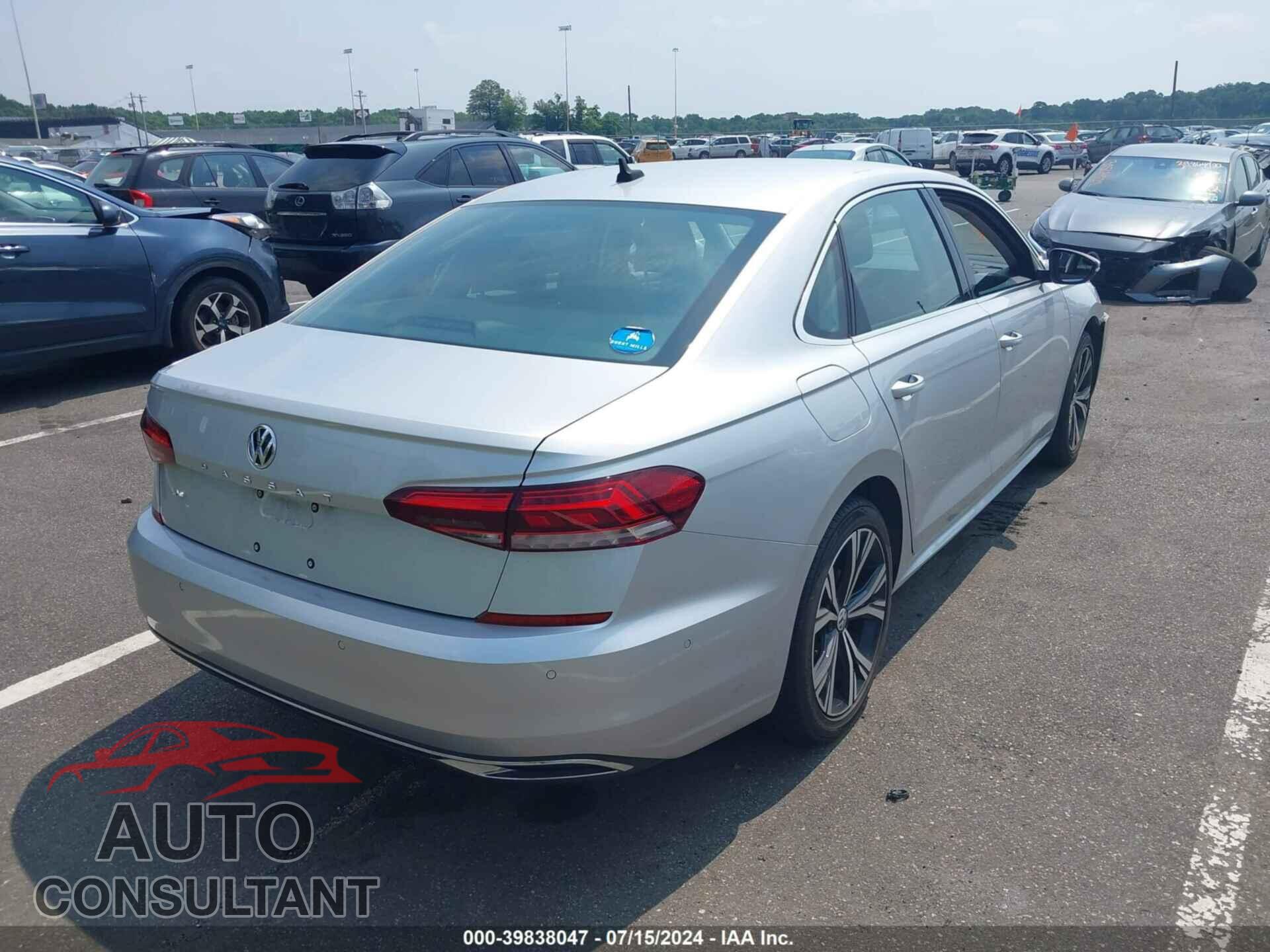 VOLKSWAGEN PASSAT 2020 - 1VWCA7A31LC009687