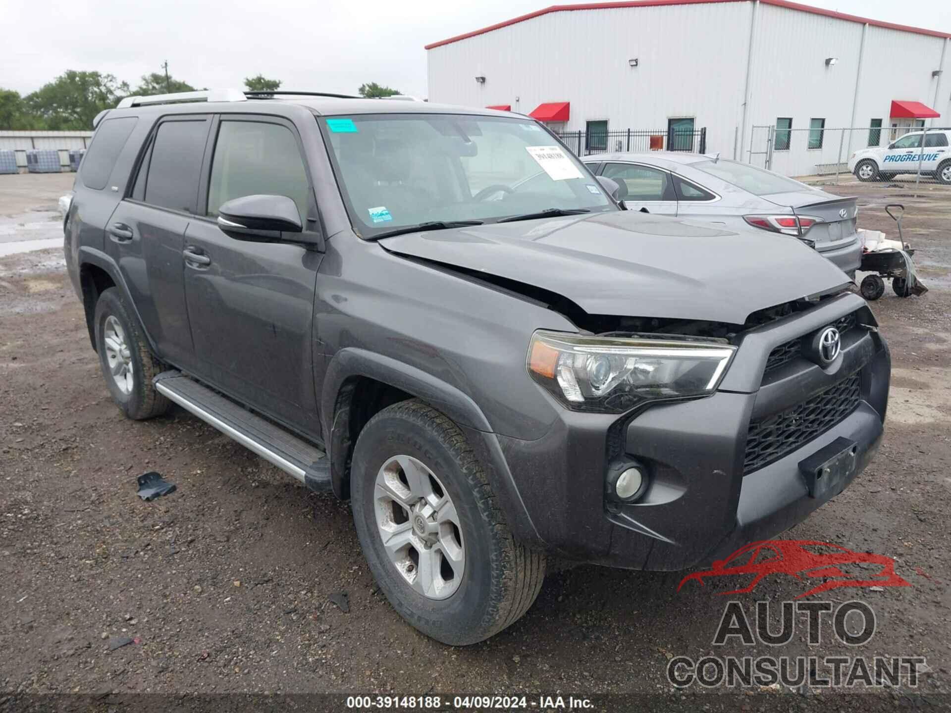 TOYOTA 4RUNNER 2017 - JTEZU5JR9H5152553