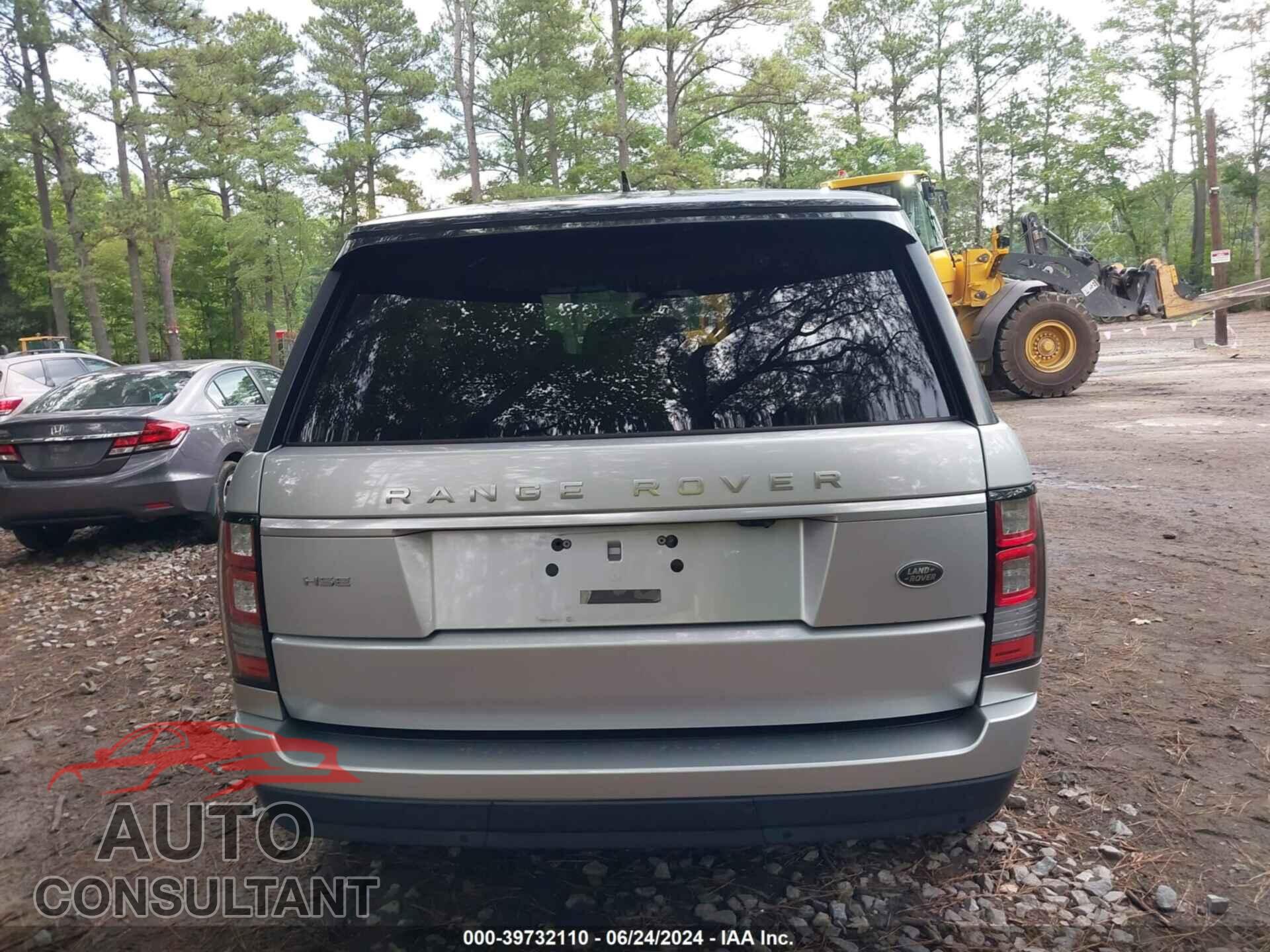 LAND ROVER RANGE ROVER 2016 - SALGS2VF3GA278809
