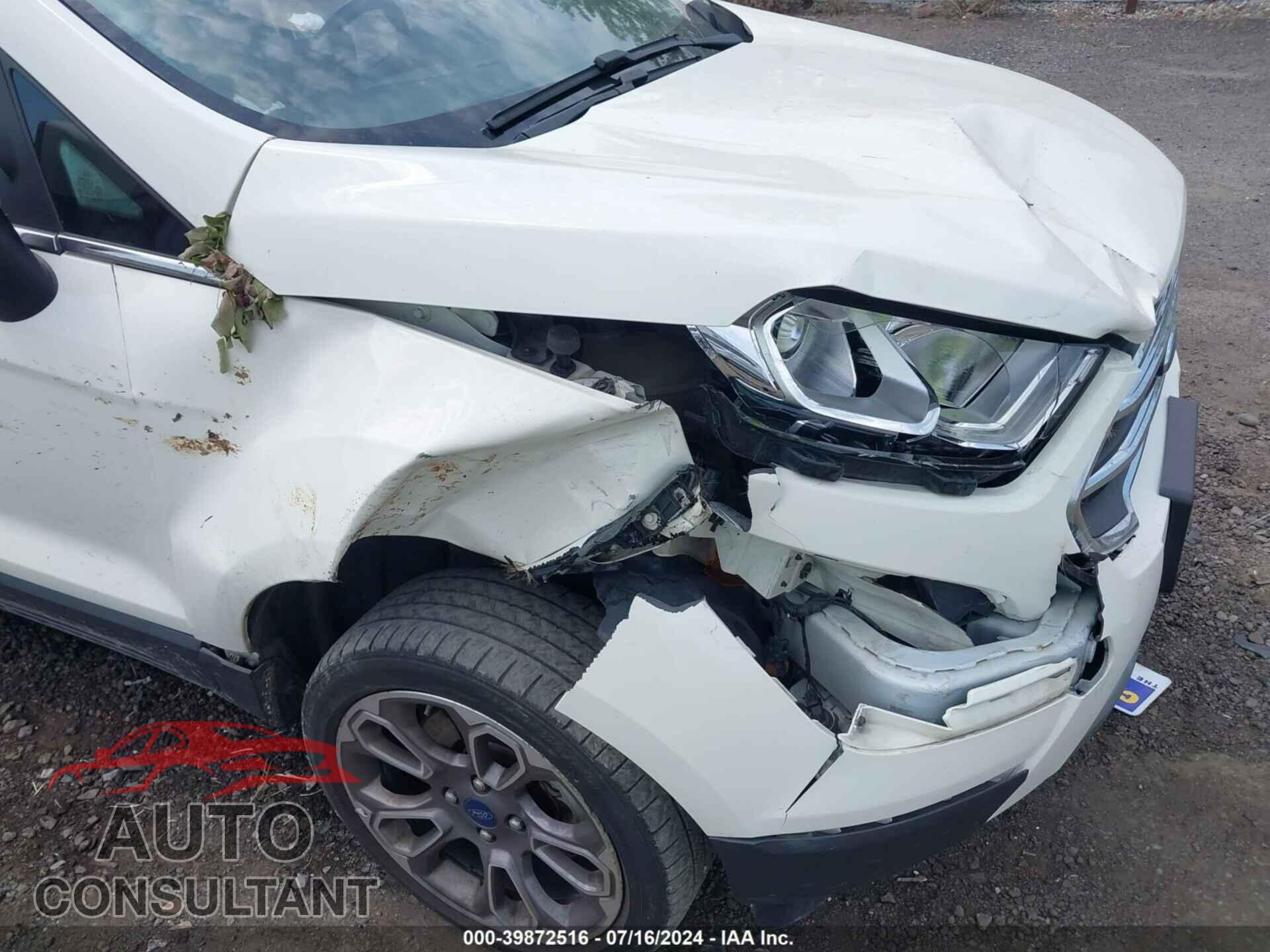FORD ECOSPORT 2020 - MAJ6S3KL0LC344756