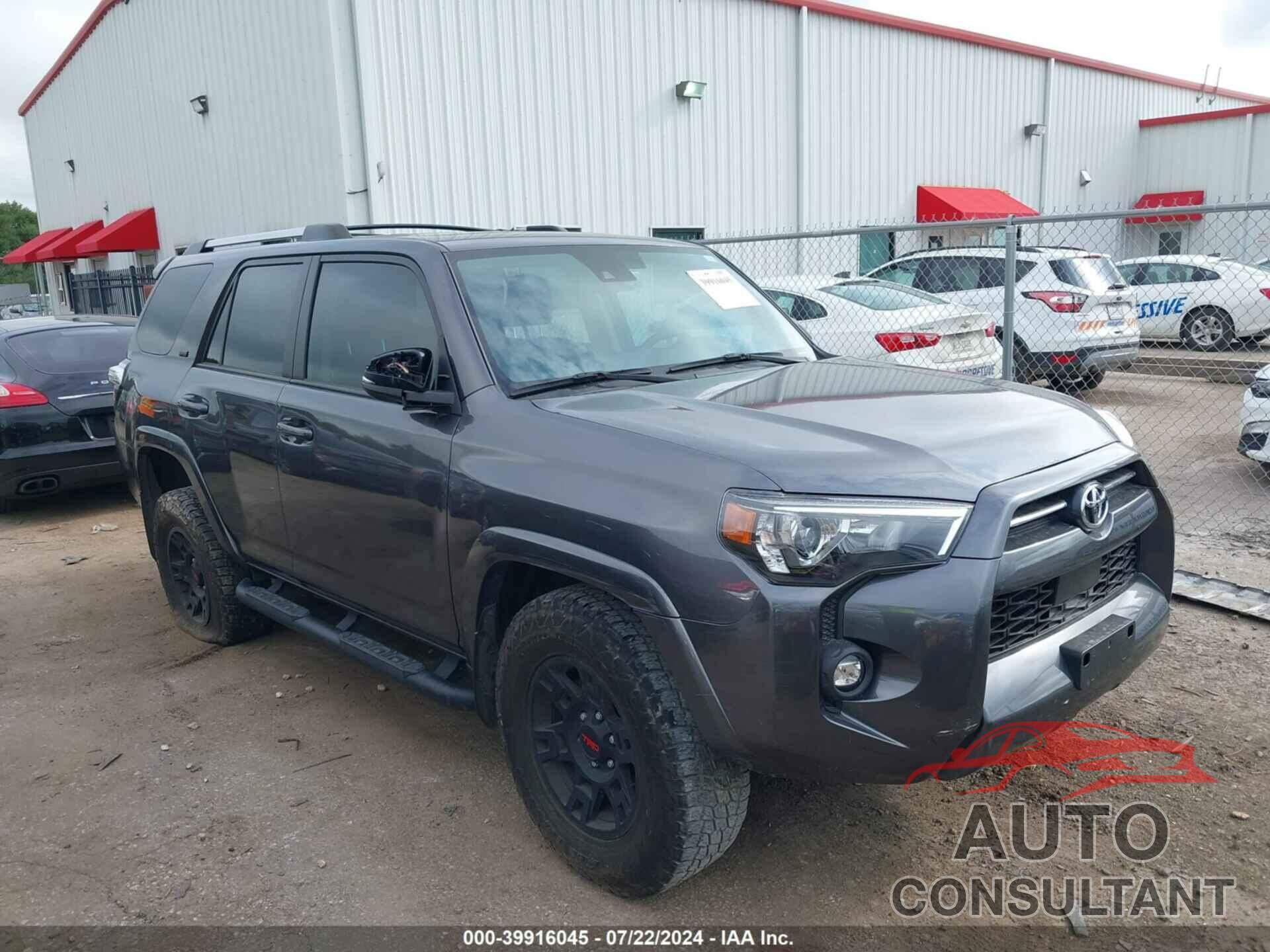 TOYOTA 4RUNNER 2022 - JTEFU5JR2N5255392