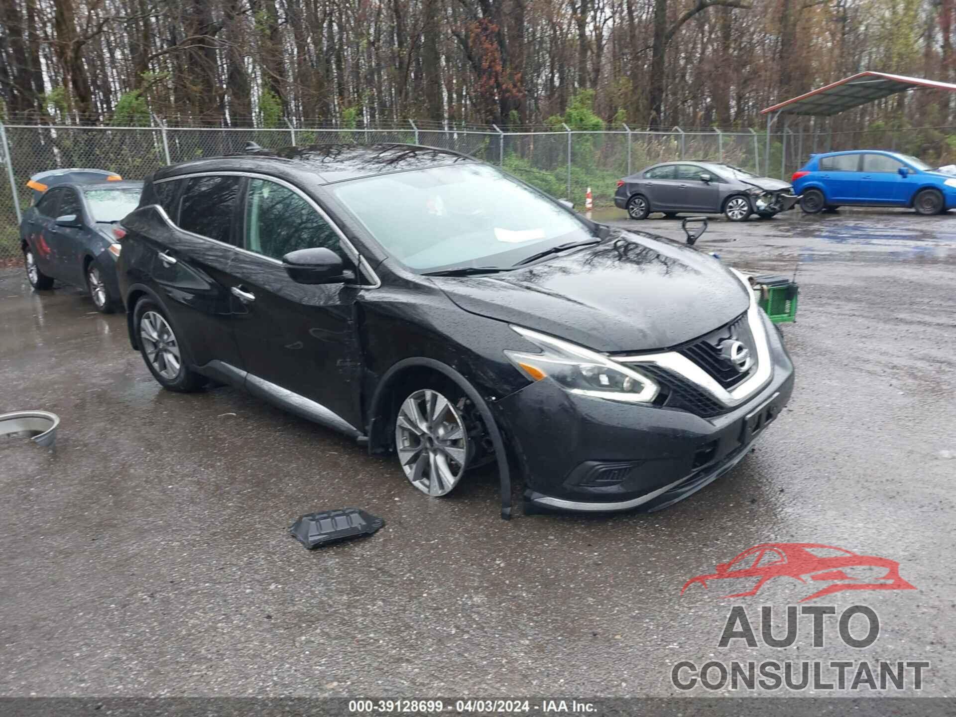 NISSAN MURANO 2018 - 5N1AZ2MG3JN191913