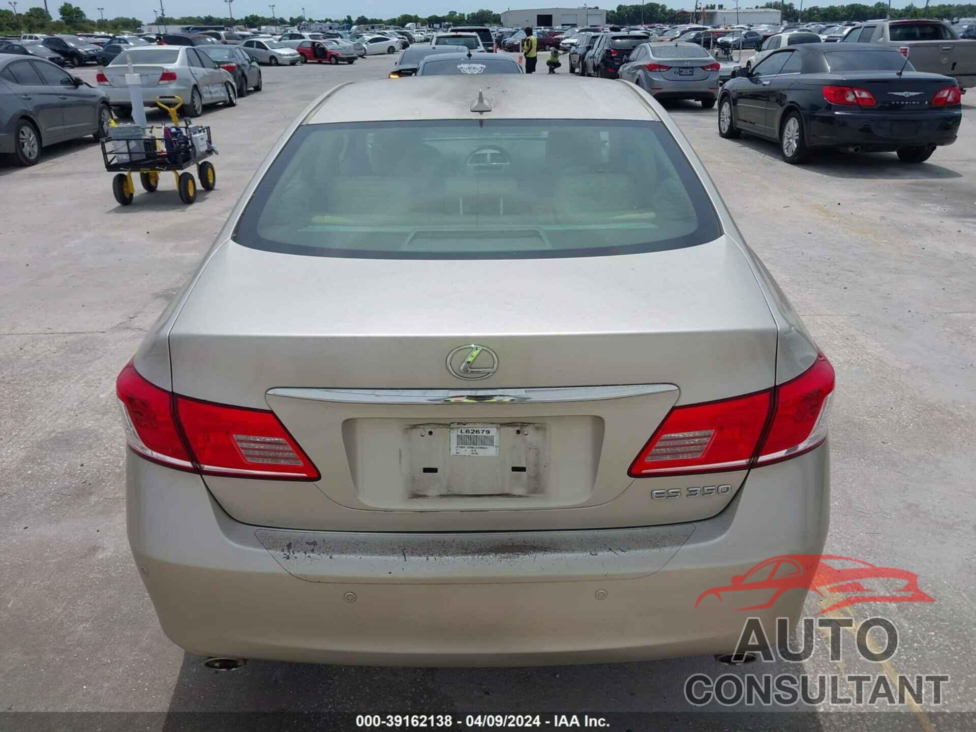 LEXUS ES 350 2012 - JTHBK1EG8C2496624