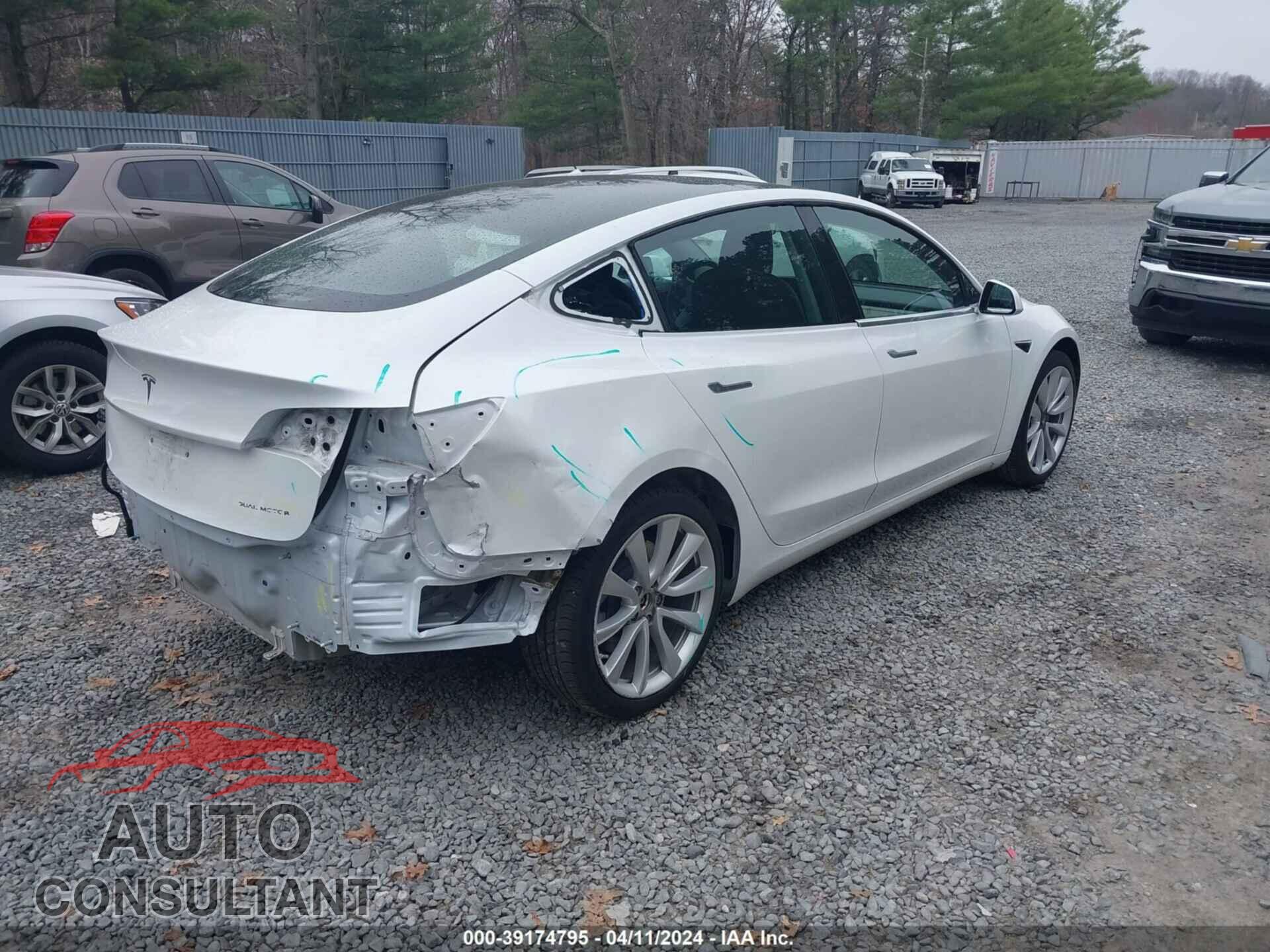 TESLA MODEL 3 2020 - 5YJ3E1EB6LF795625