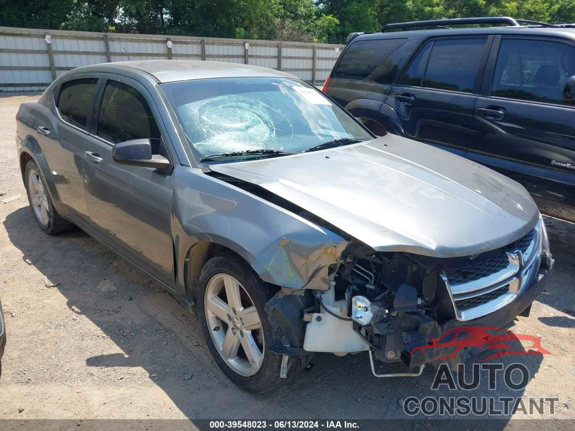 DODGE AVENGER 2013 - 1C3CDZAB6DN662393